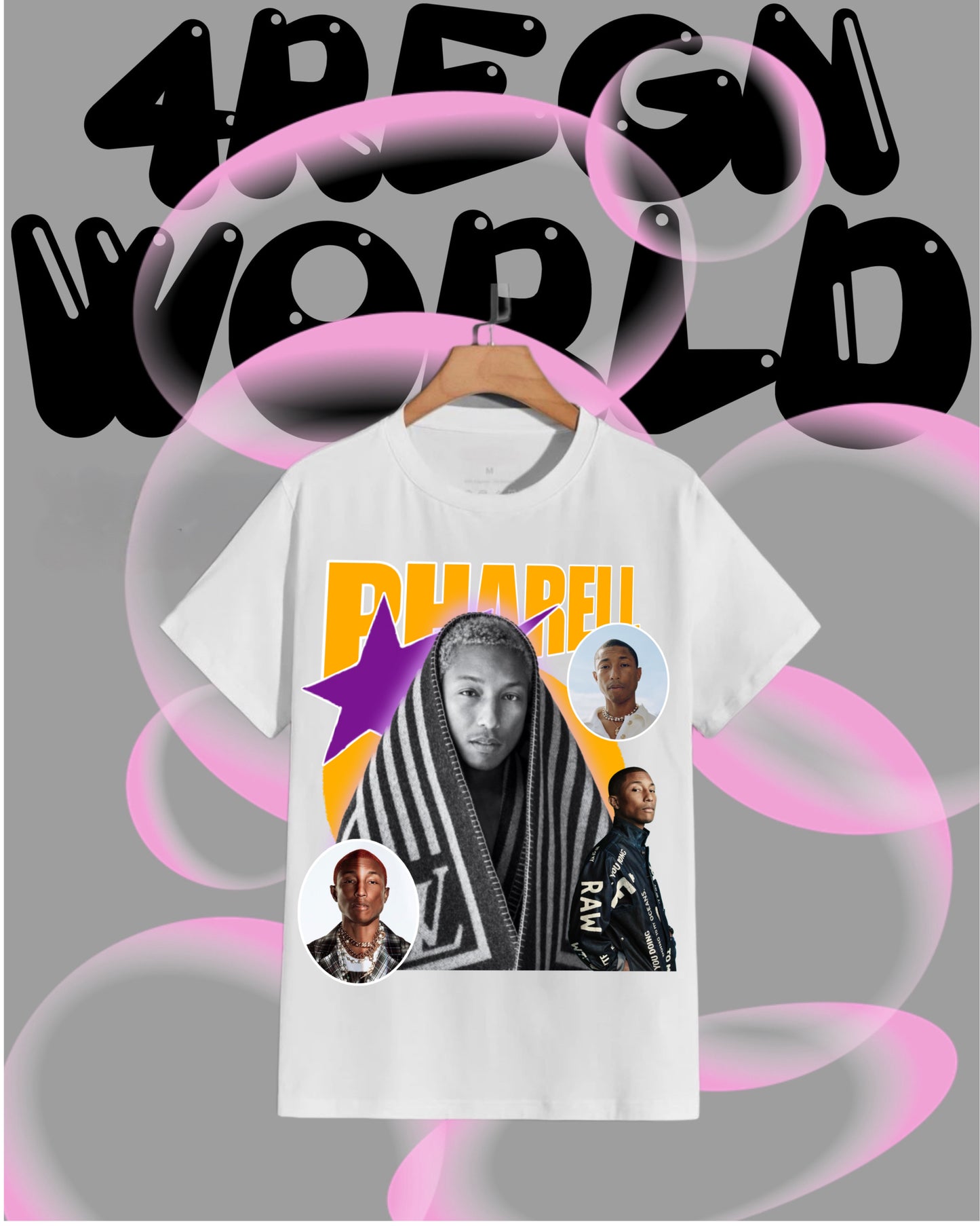 Graphic Tee New Edition Pharell