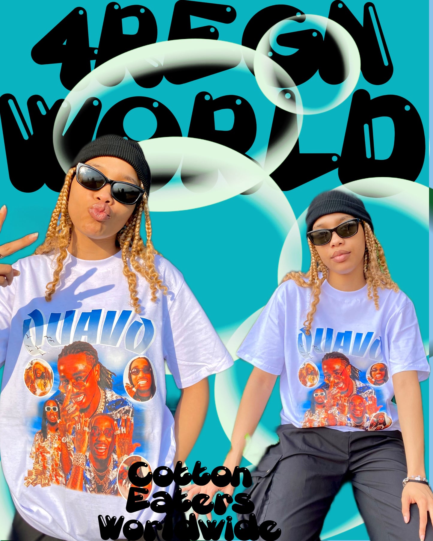 Quavo oversized tee