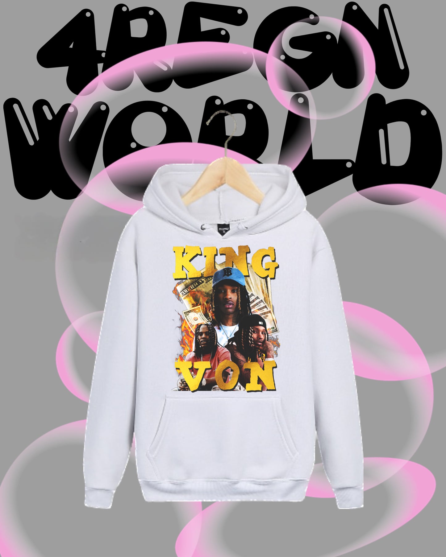 Graphic Hoodies King Von