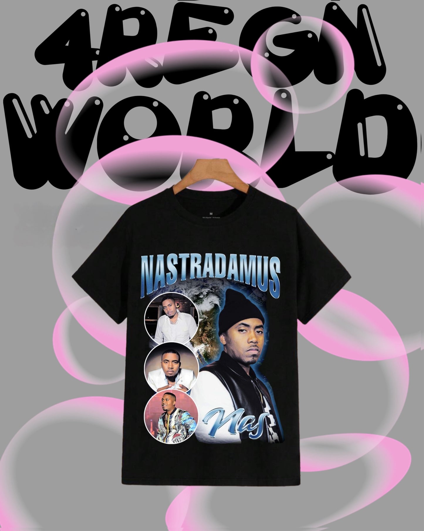 Graphic Tee New Edition Nas