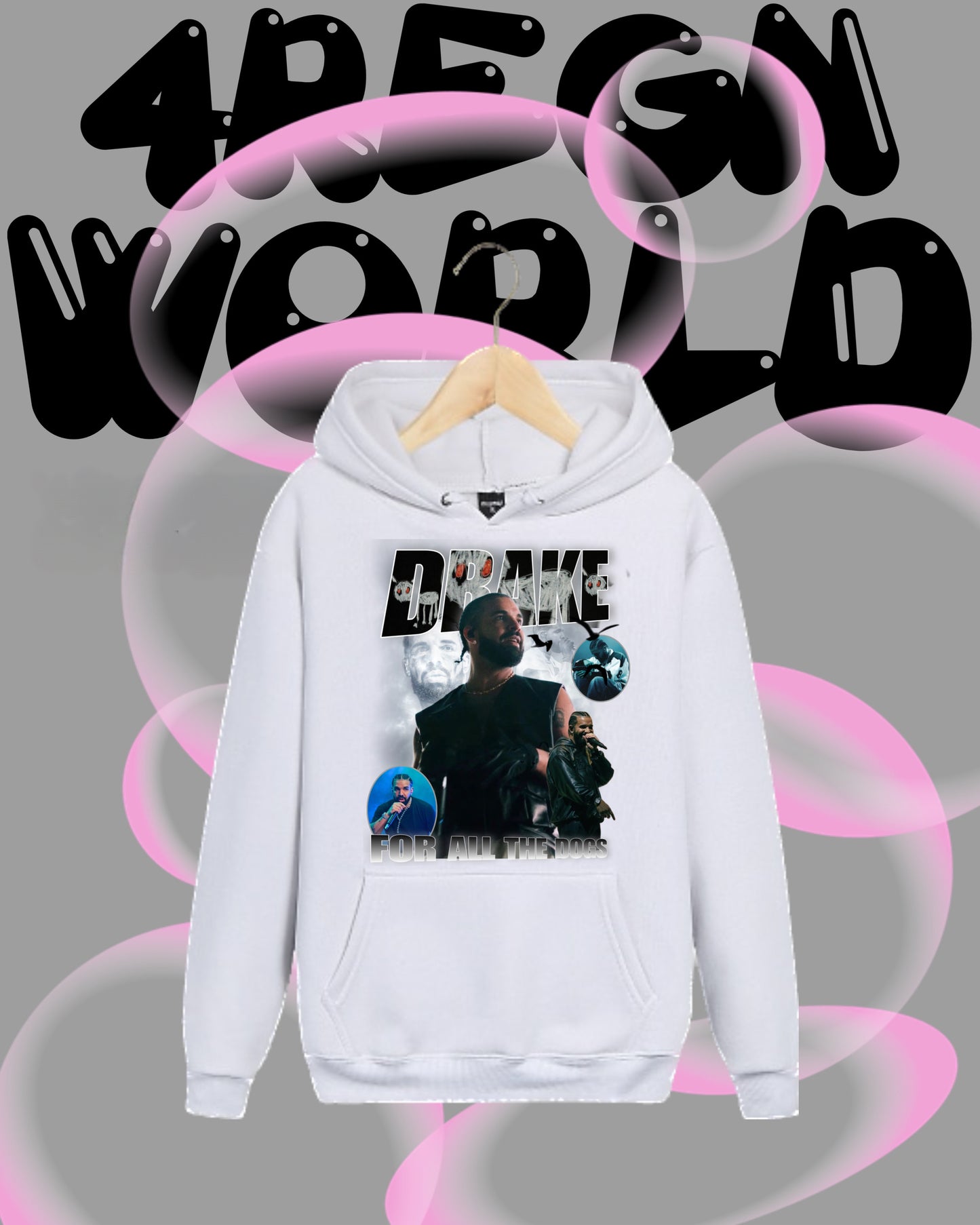 Graphic Hoodie Drake For All The Dogs