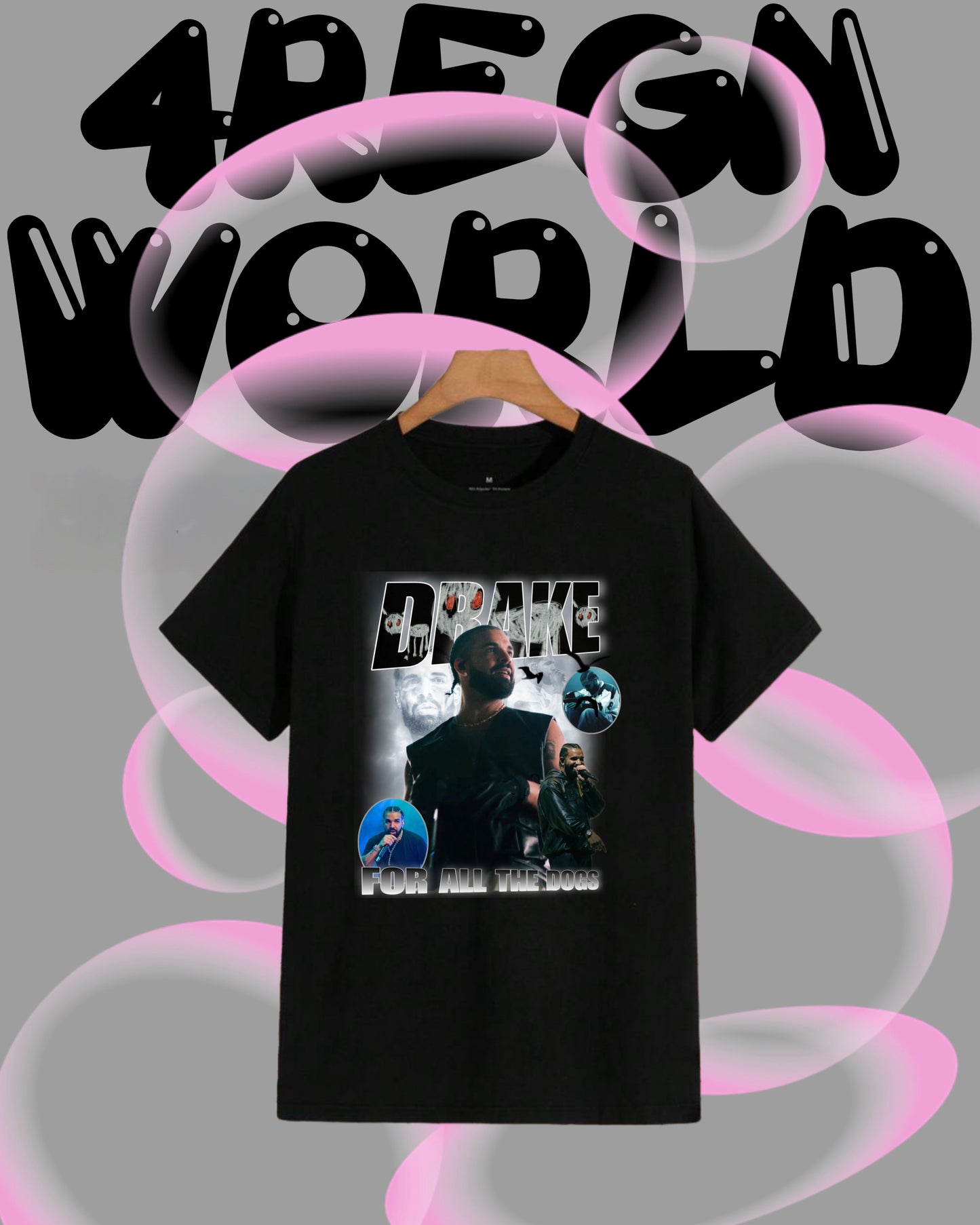 Graphic Tee Drake For All The Dogs