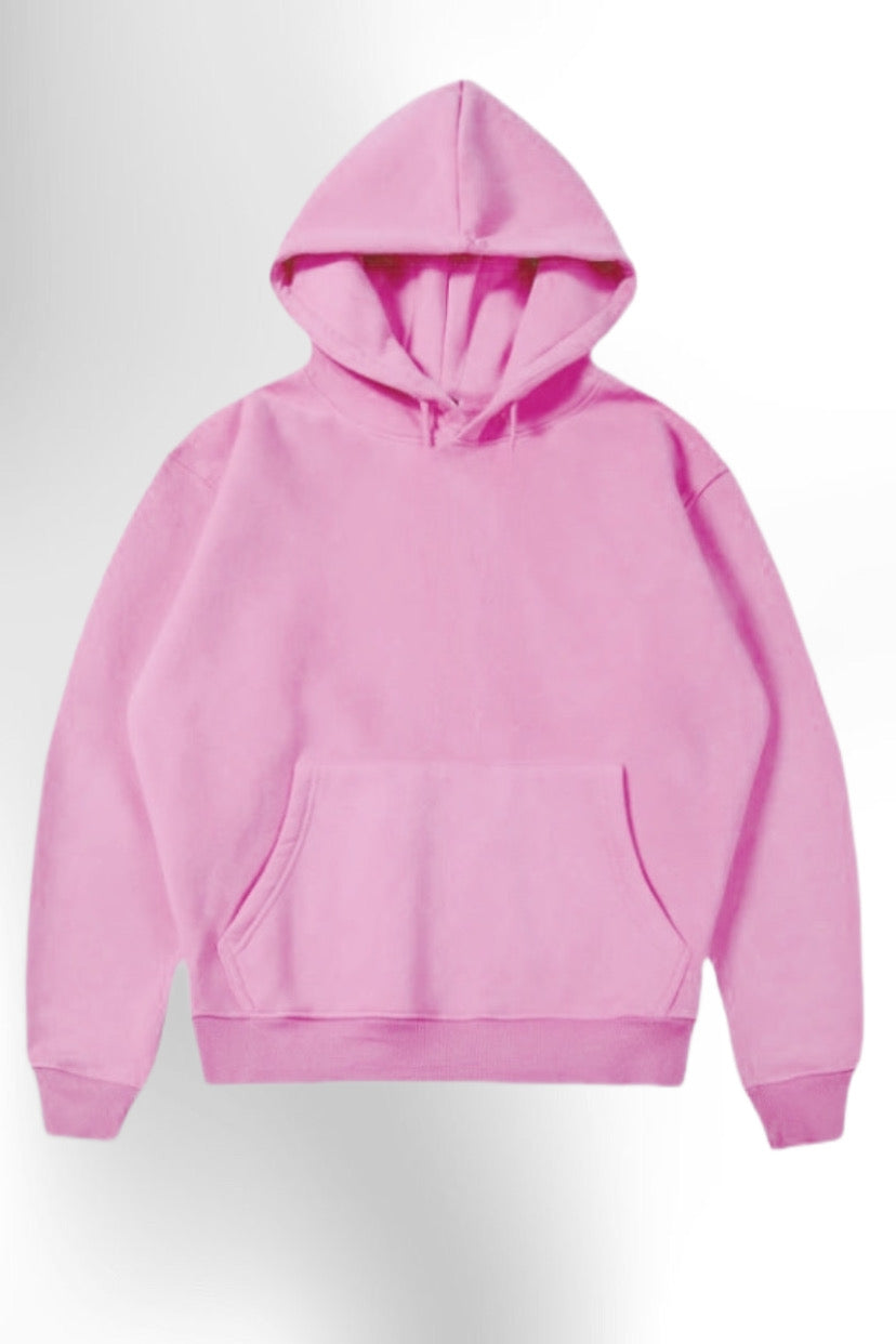 CUSTOM GRAPHIC HOODIE Light Pink