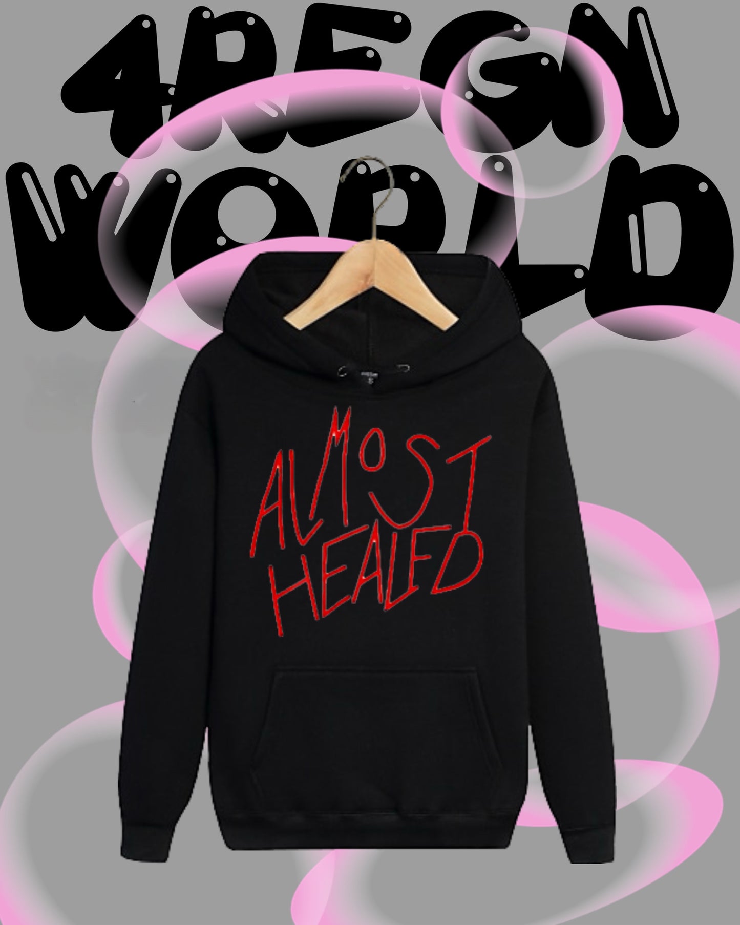 Graphic Hoodie Almost Healed