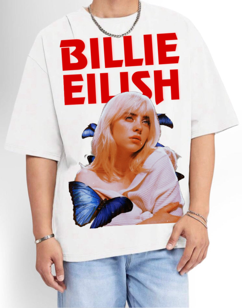 BILLIE EILISH BUTTERFLY OVERSIZED TEE