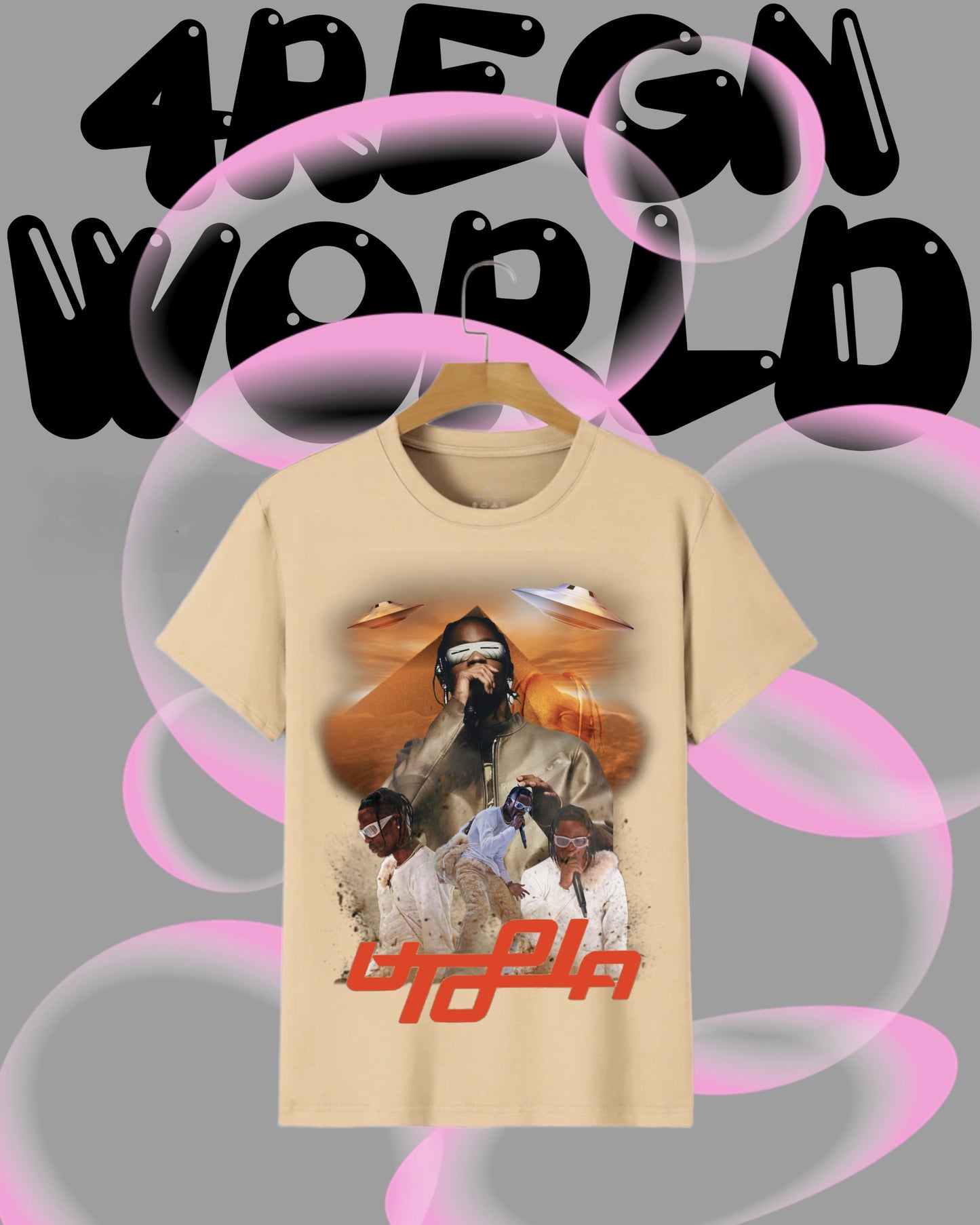 Graphic Tee New Edition Travis Scott Utopia