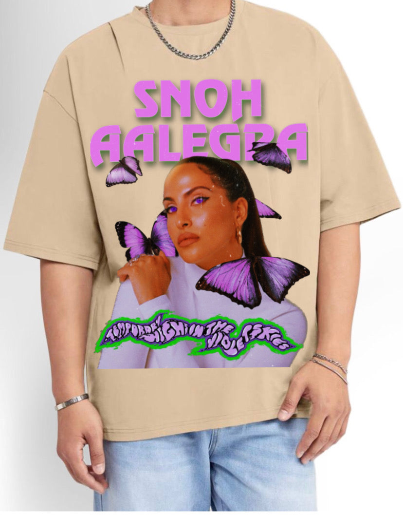 SNOH AALEGRA BUTTERFLY OVERSIZED TEE