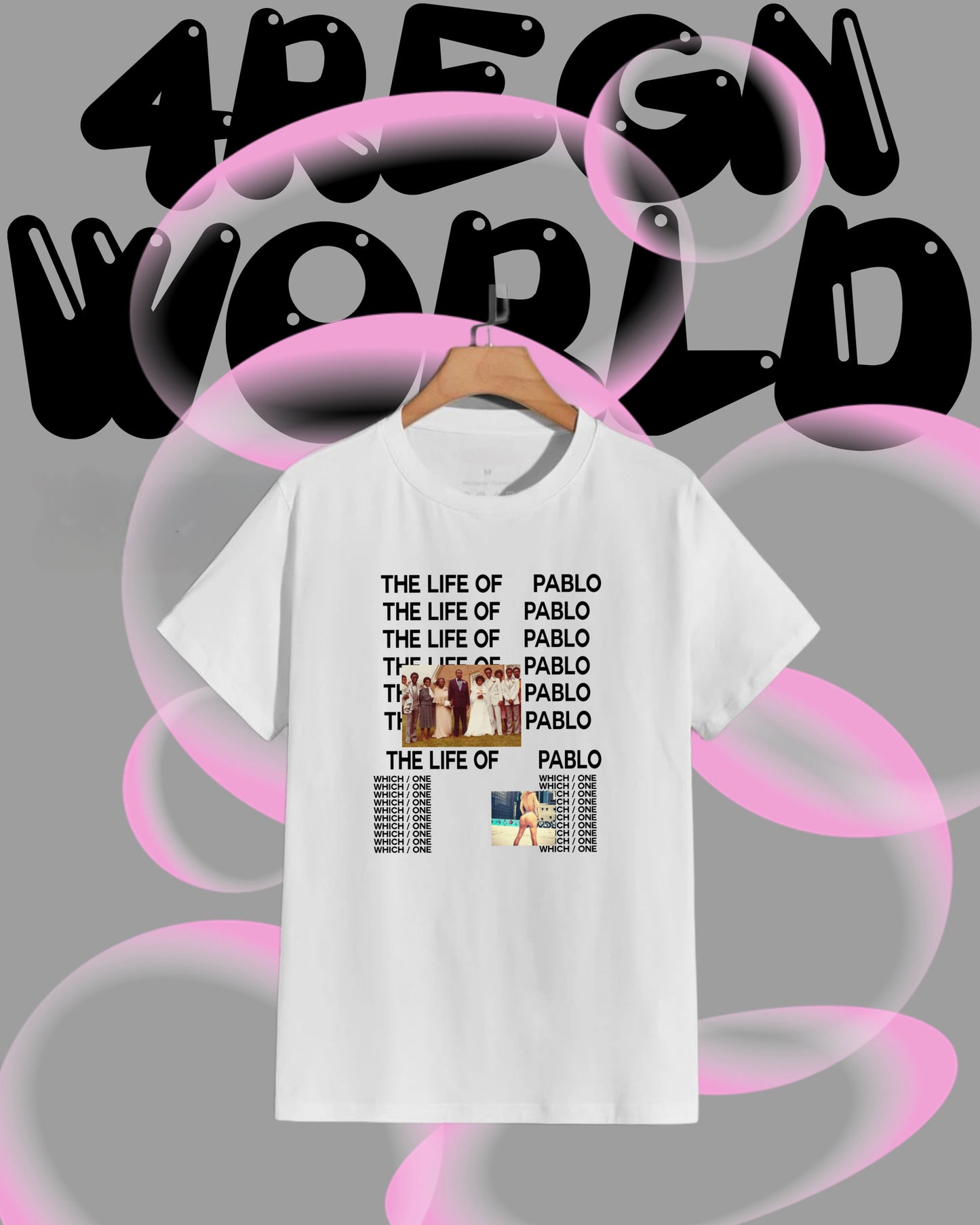 Graphic Tee Kanye West Life of Pablo