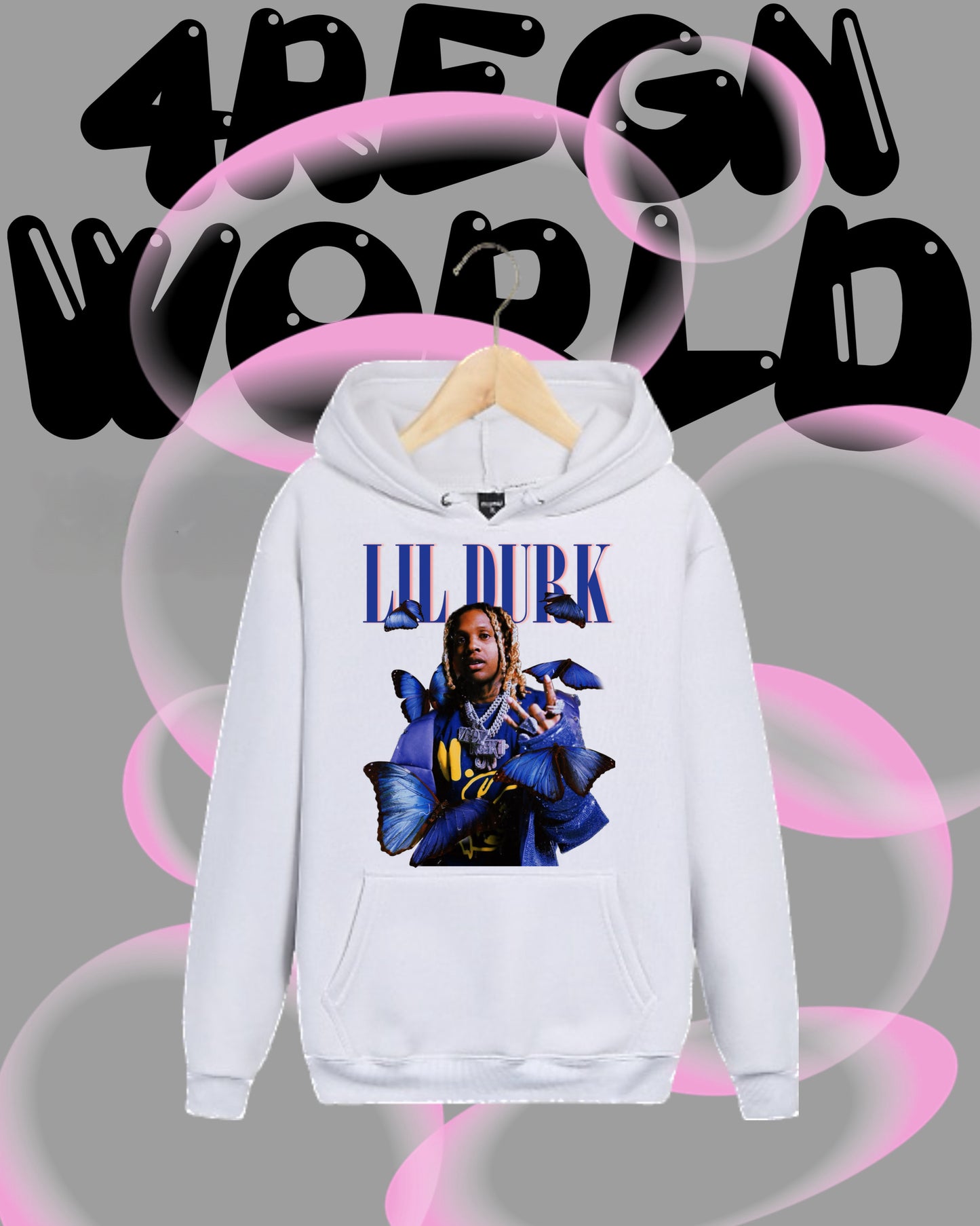 Graphic Hoodie Lil Durk