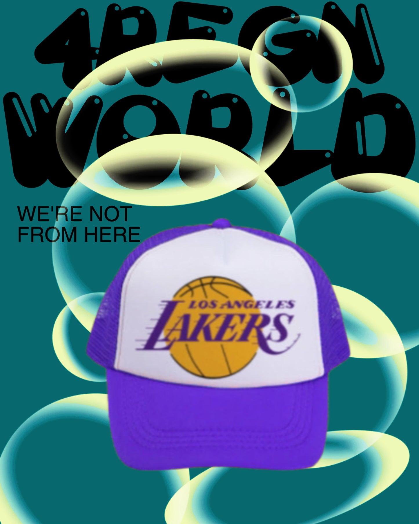 Lakers Trucker Cap