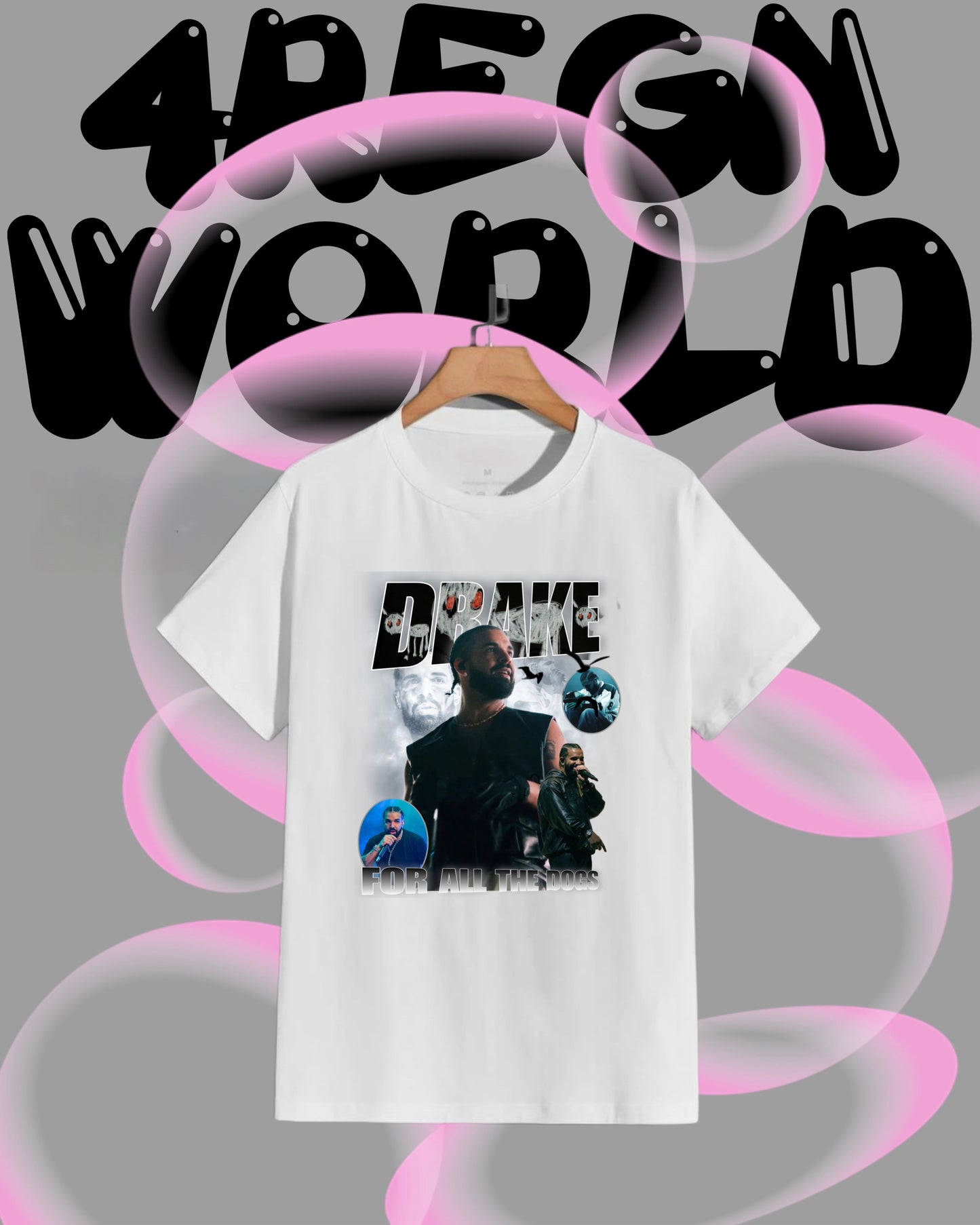 Graphic Tee Drake For All The Dogs