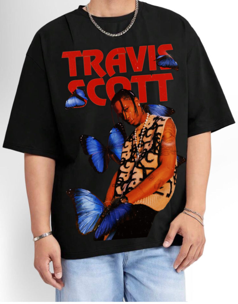 TRAVIS SCOTT BUTTERFLY OVERSIZED TEE