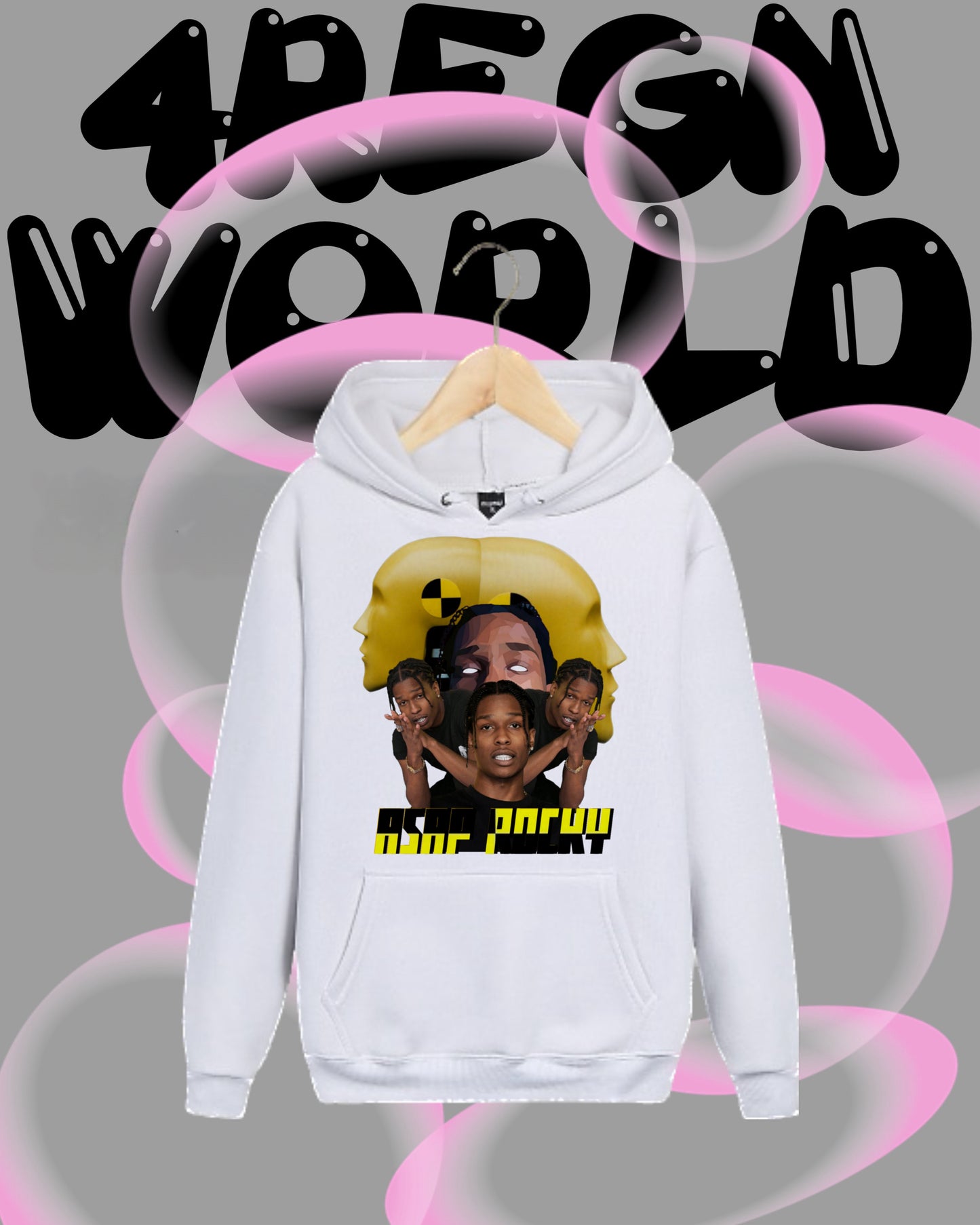 Graphic Hoodie Asap Rocky