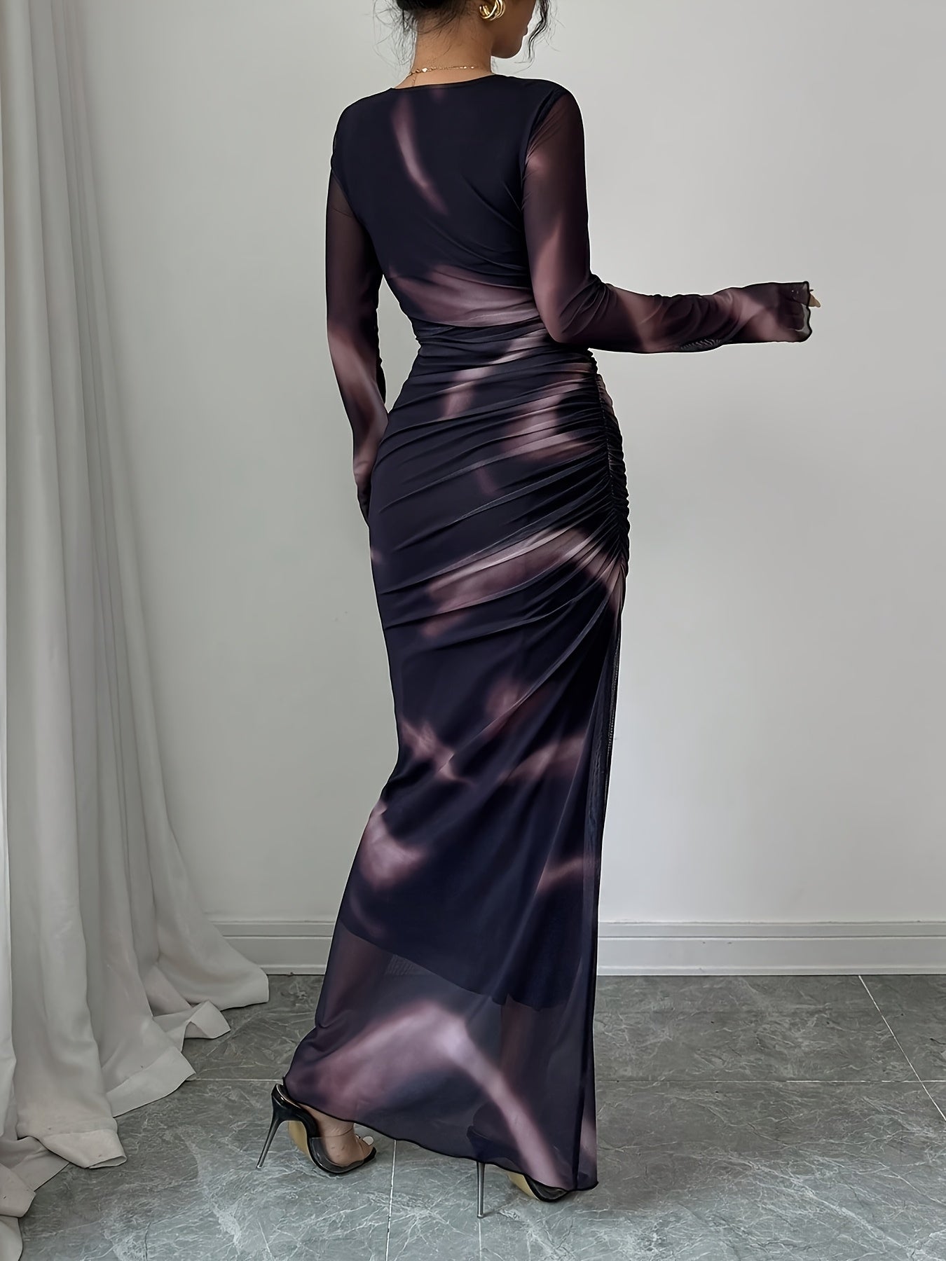 Women's Elegant Long Sleeve Dress
