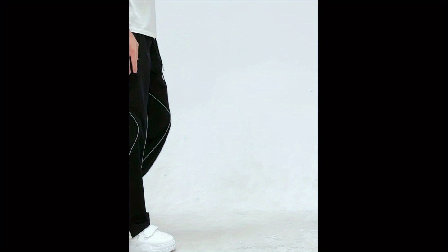 Casual Straight-Leg Joggers