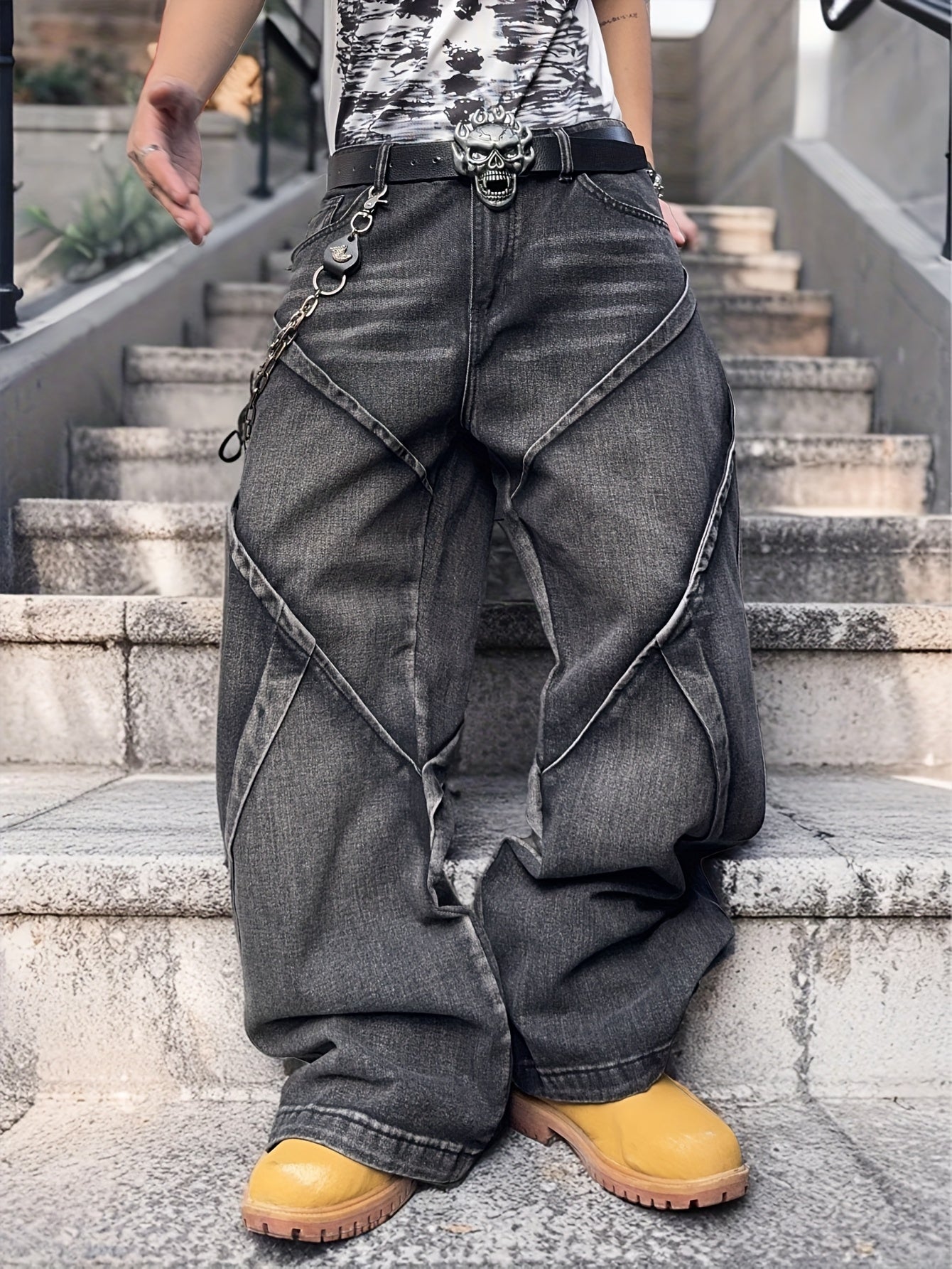 Distressed Denim Jeans