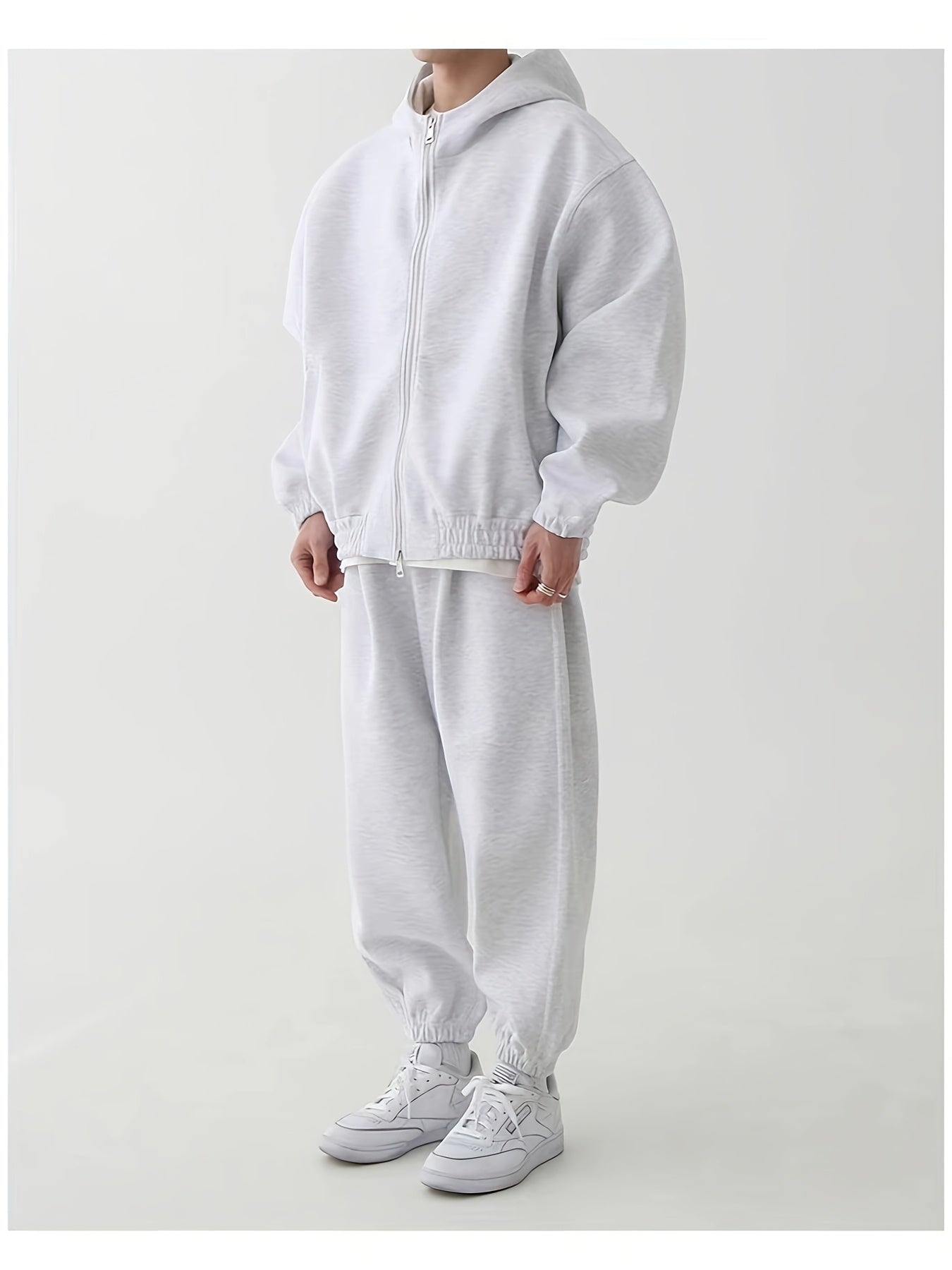 Men's Hooded Sweatshirt and Pants Set