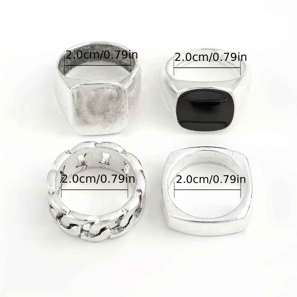 Vintage 4pcs Rings
