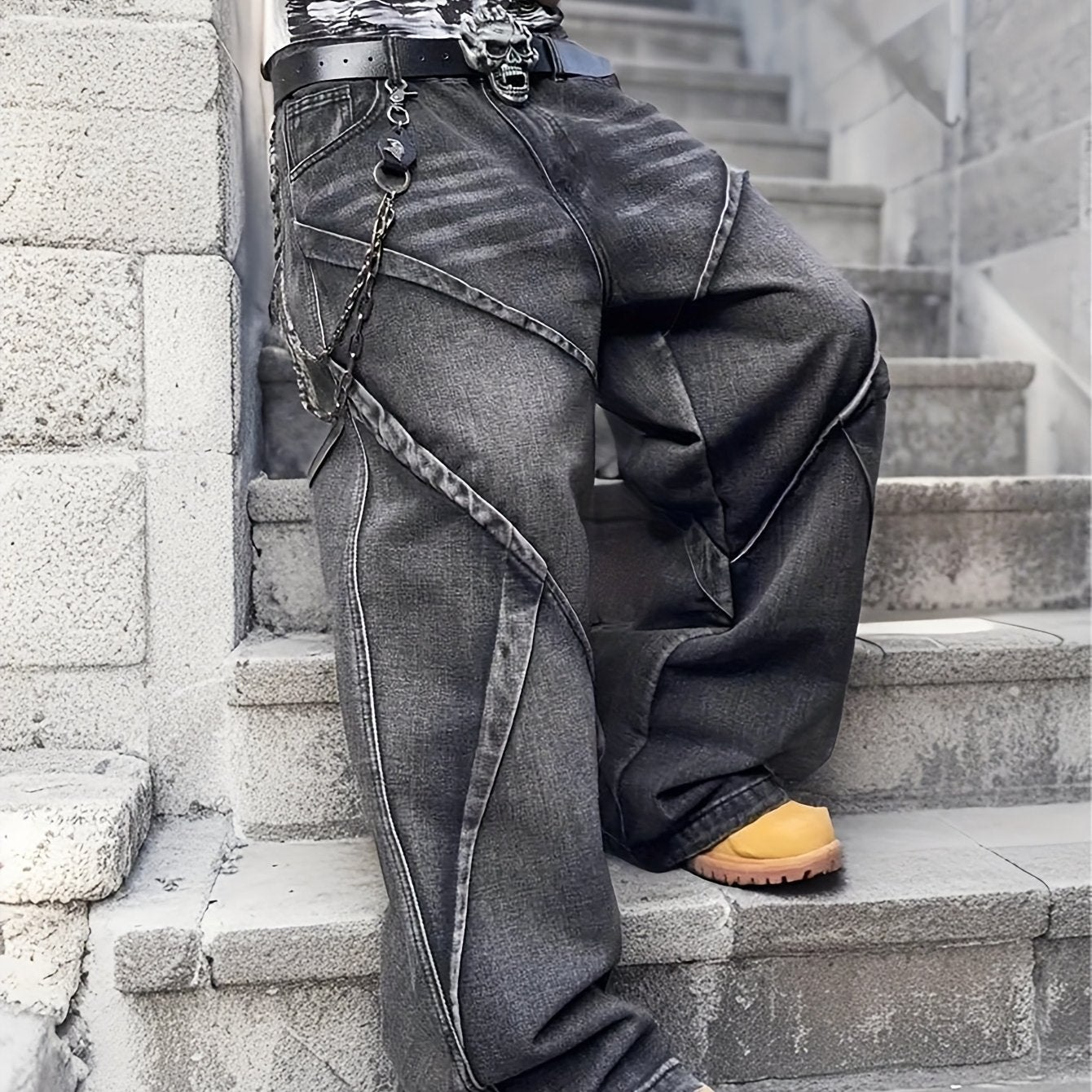 Distressed Denim Jeans