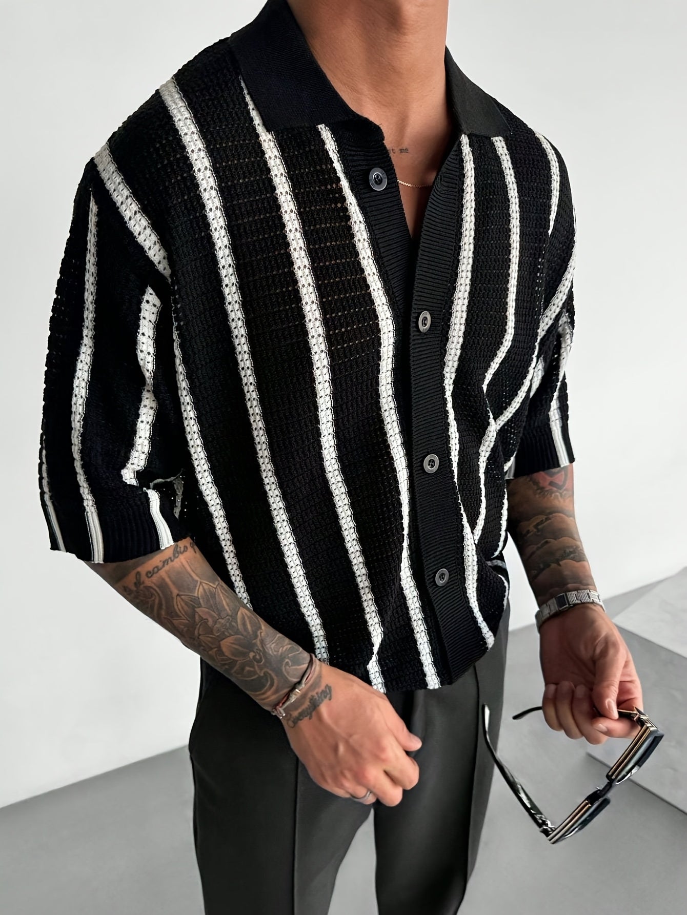 Men's Casual Knit Sweatshirt