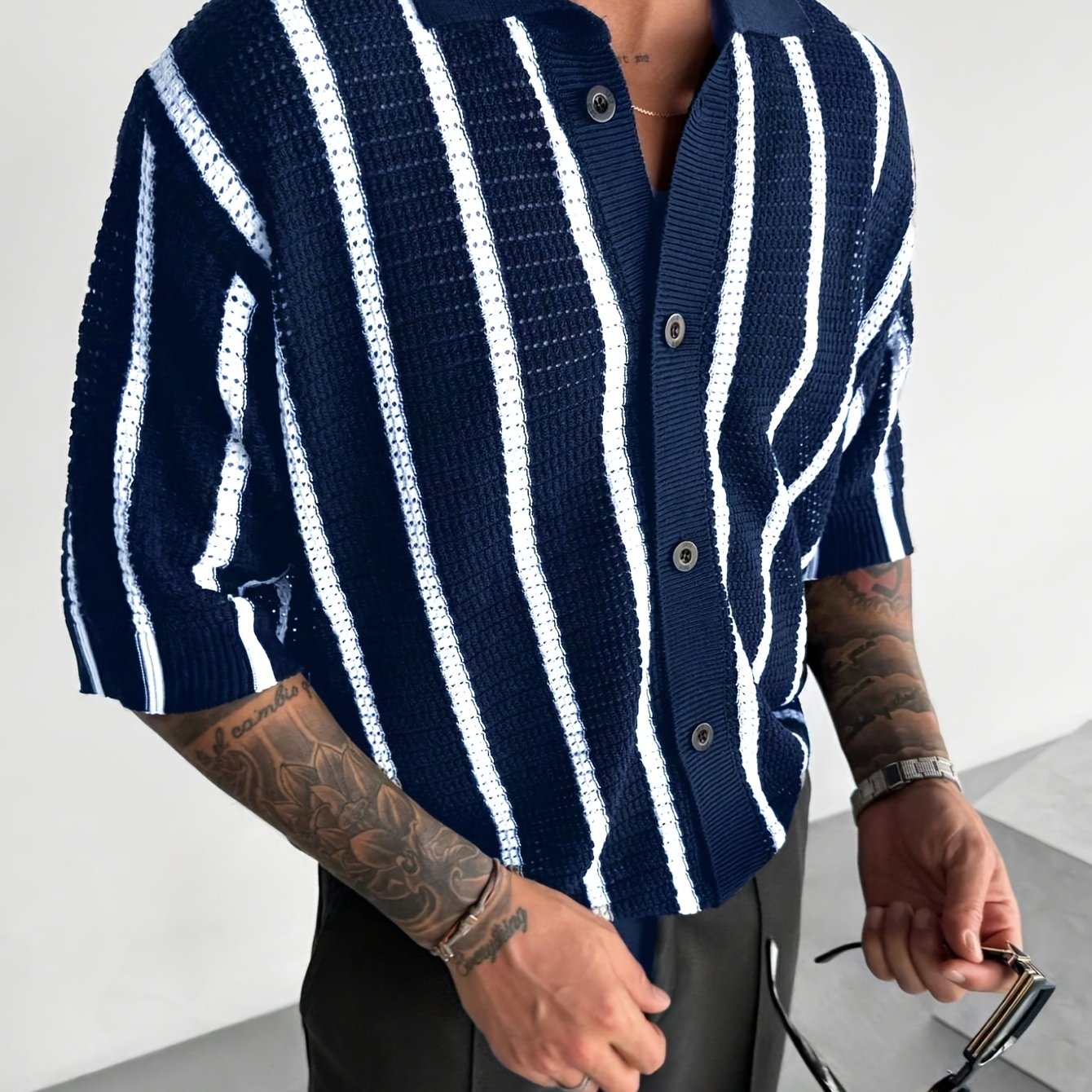 Men's Casual Knit Sweatshirt