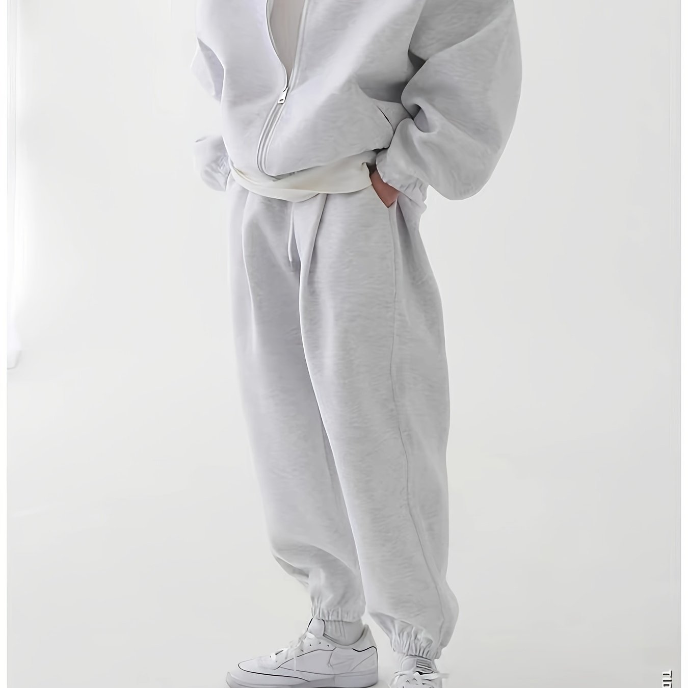 Men's Hooded Sweatshirt and Pants Set