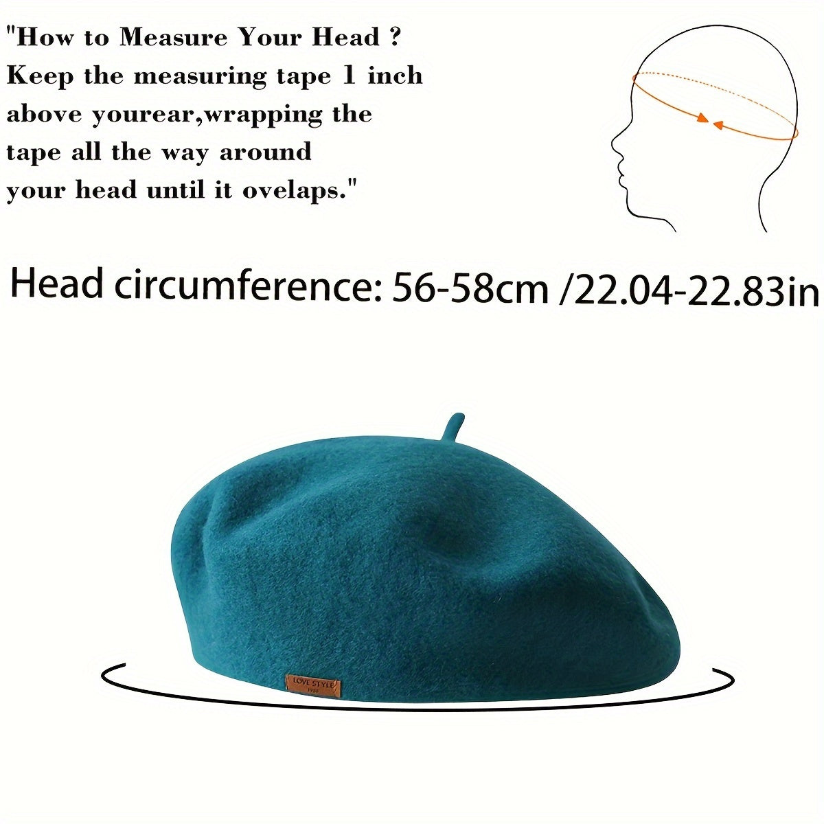 Women's Lightweight Wool Beret Hat
