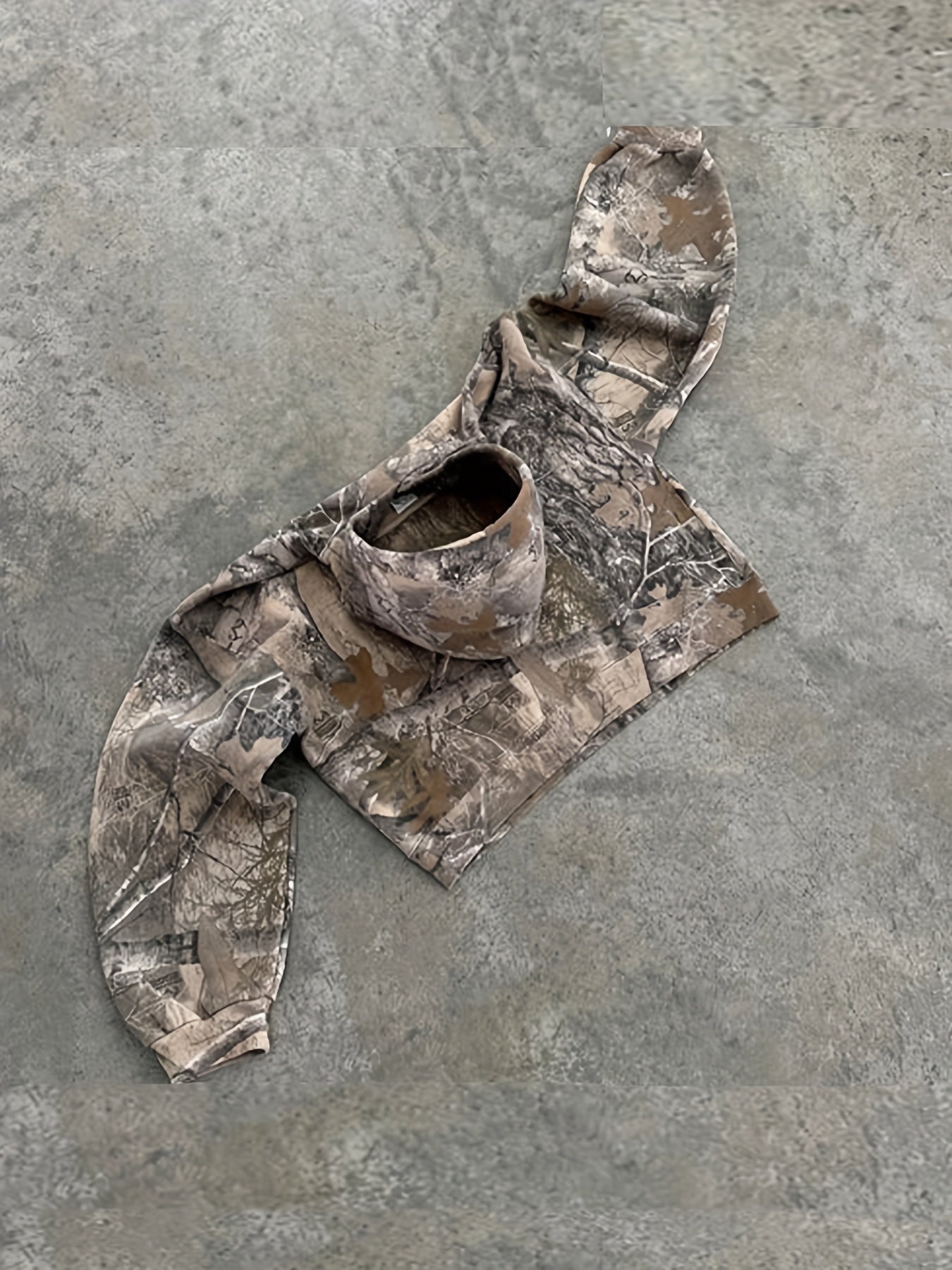 Camouflage Print Hoodie