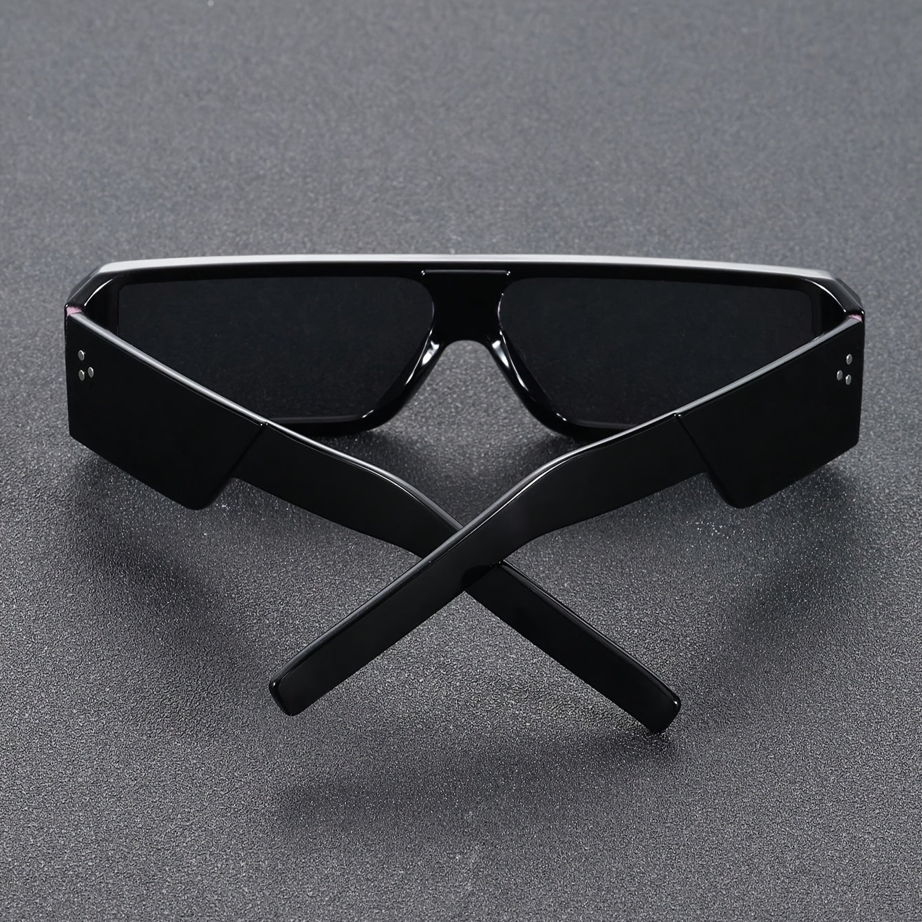 Unisex Stylish Classic Small Square Frame Decorative Glasses