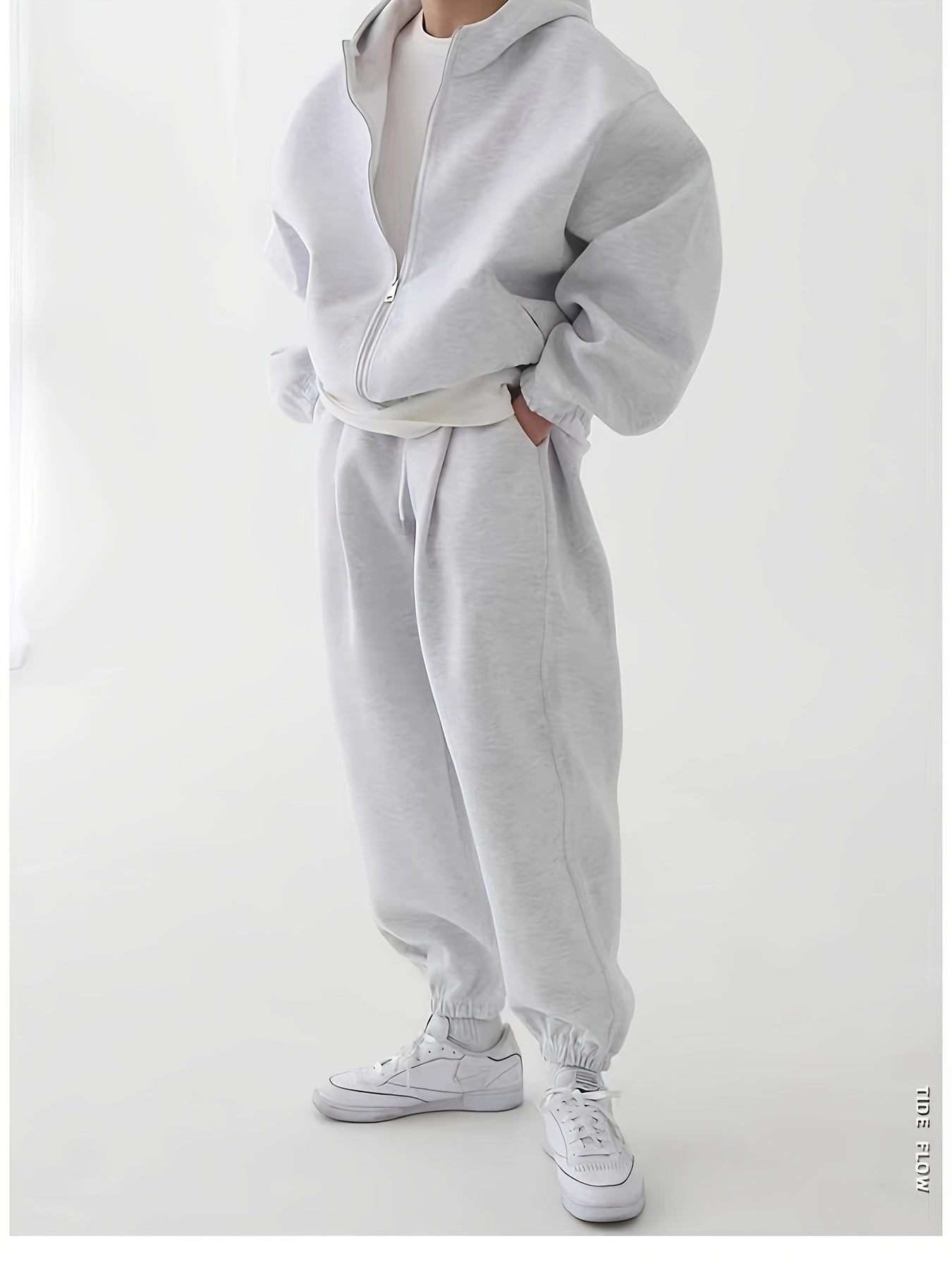 Men's Hooded Sweatshirt and Pants Set