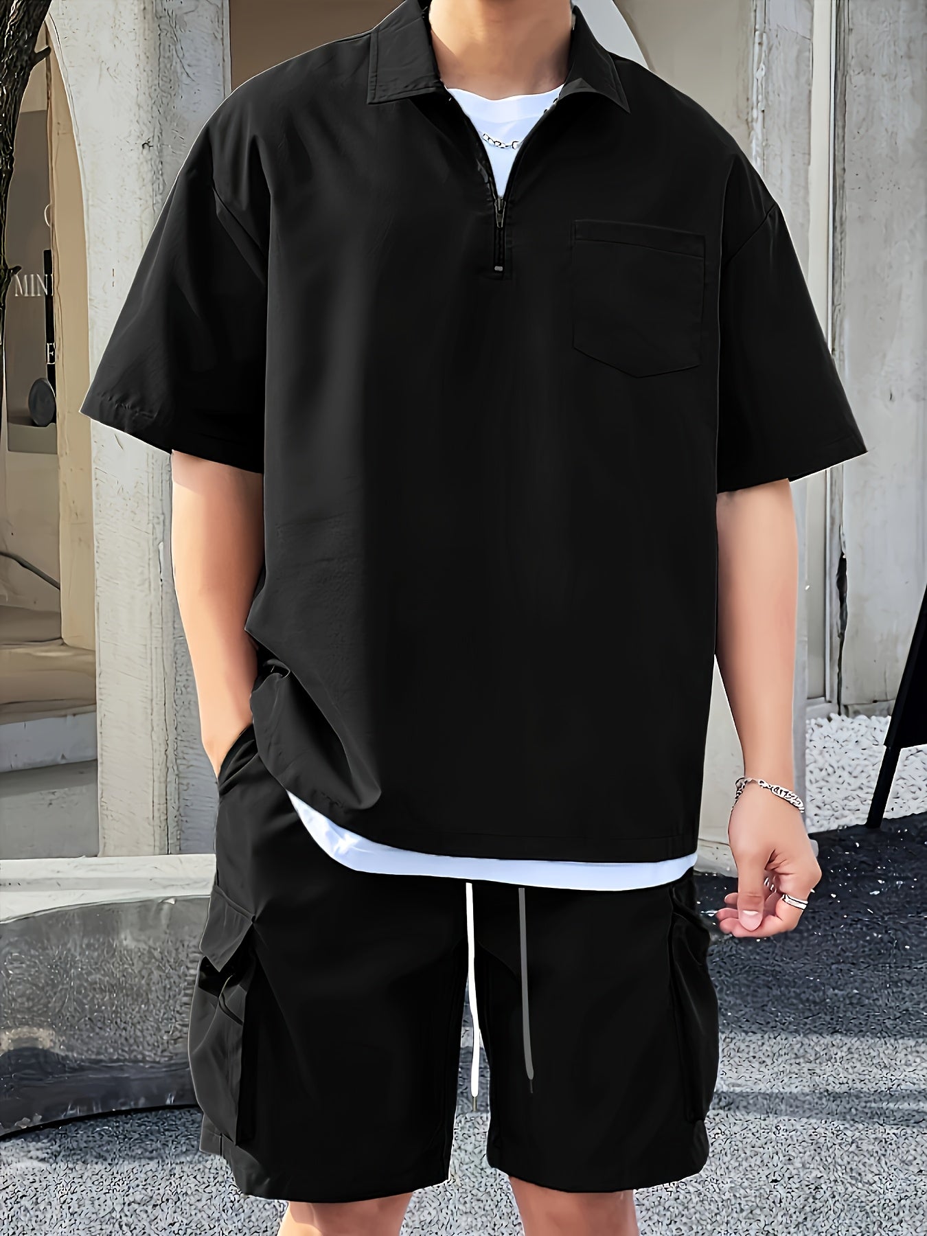 Men'S Casual 2Pc Summer Outfit