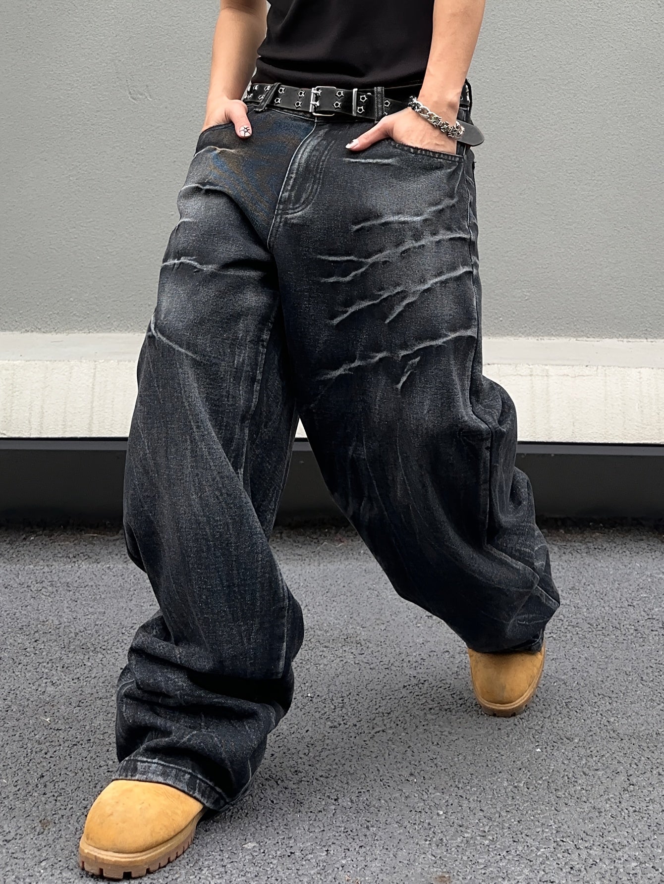Men's Vintage Washed Jeans