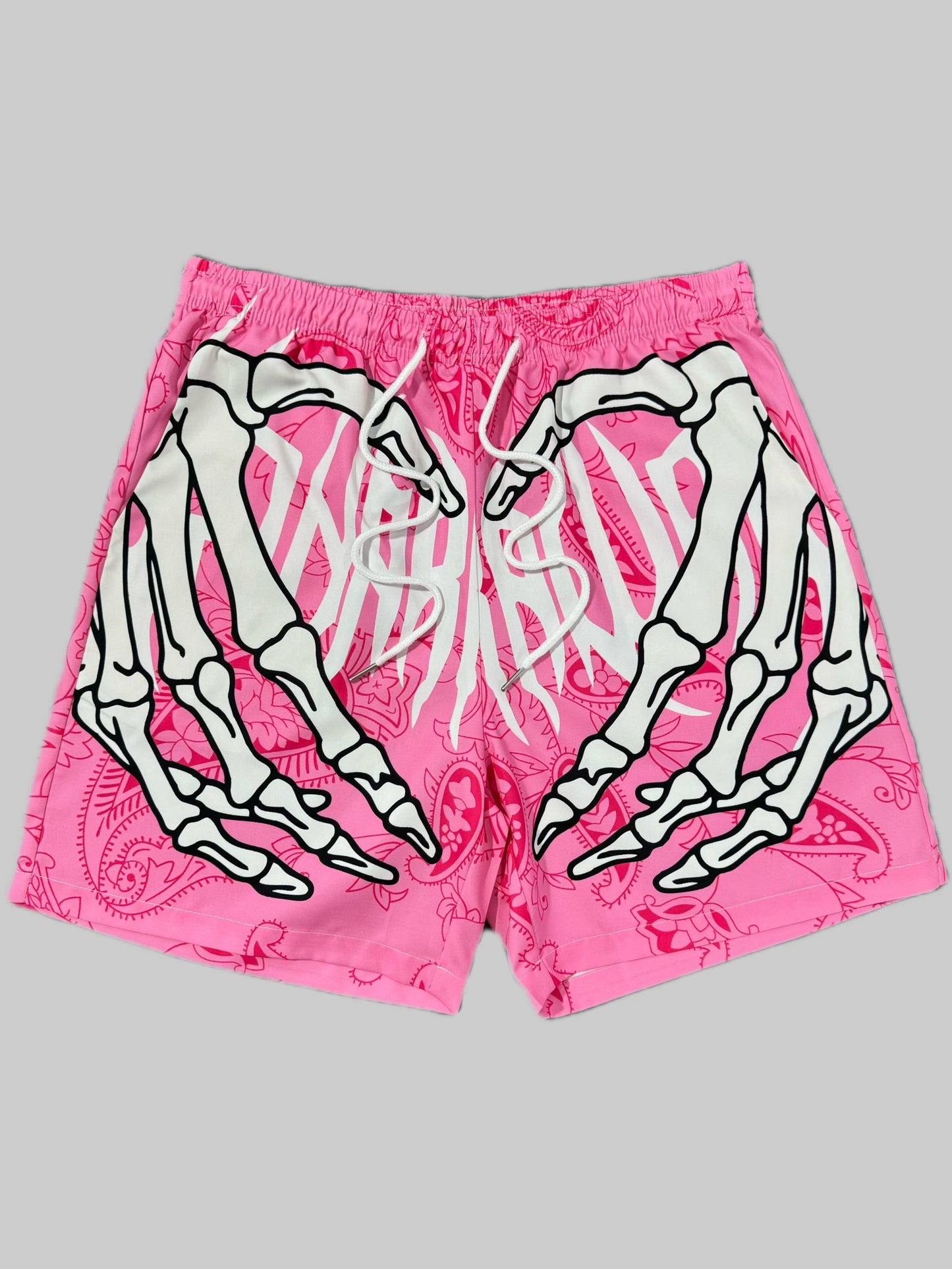 3pcs Men's Graffiti Print Shorts