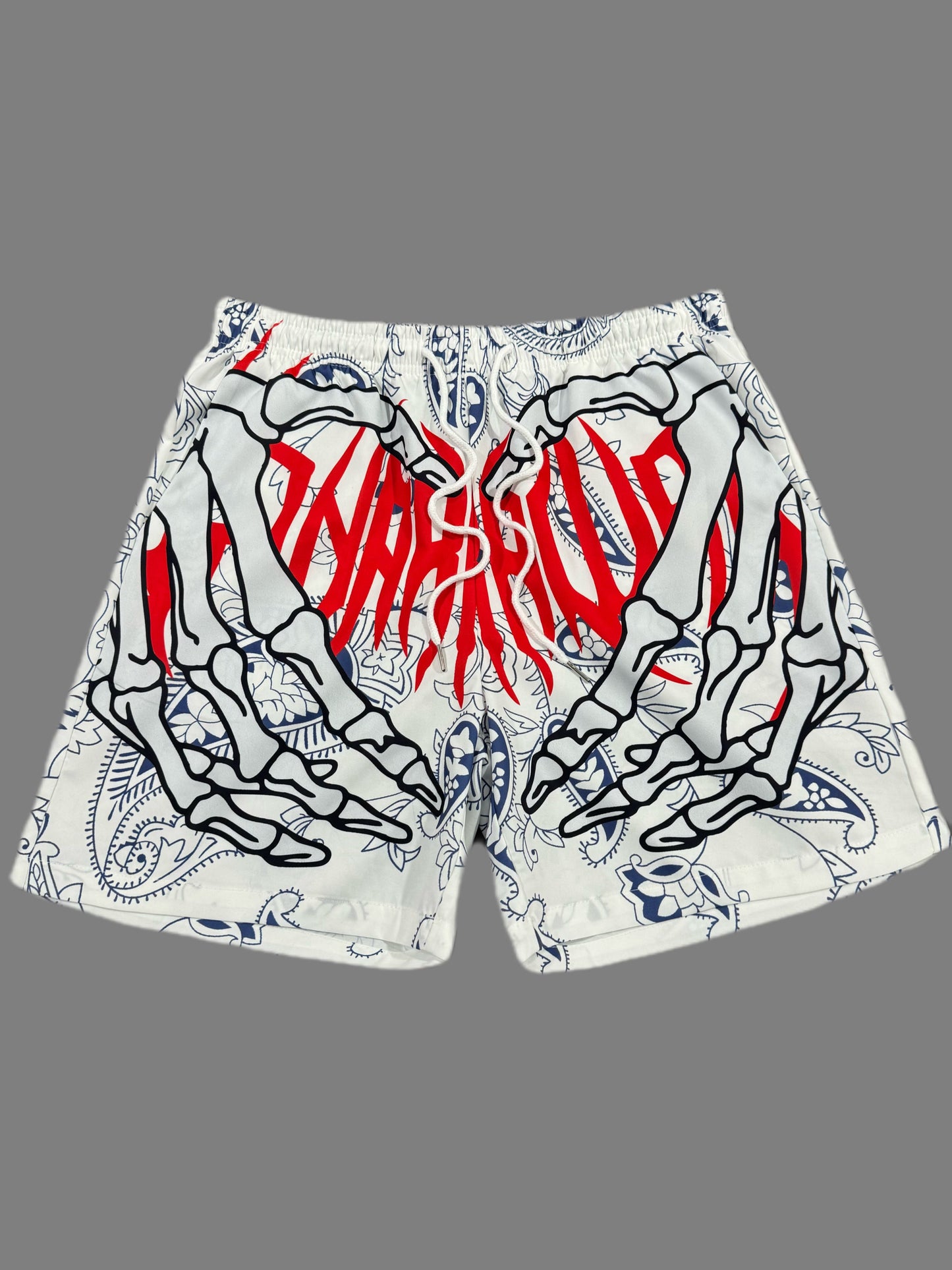 3pcs Men's Graffiti Print Shorts