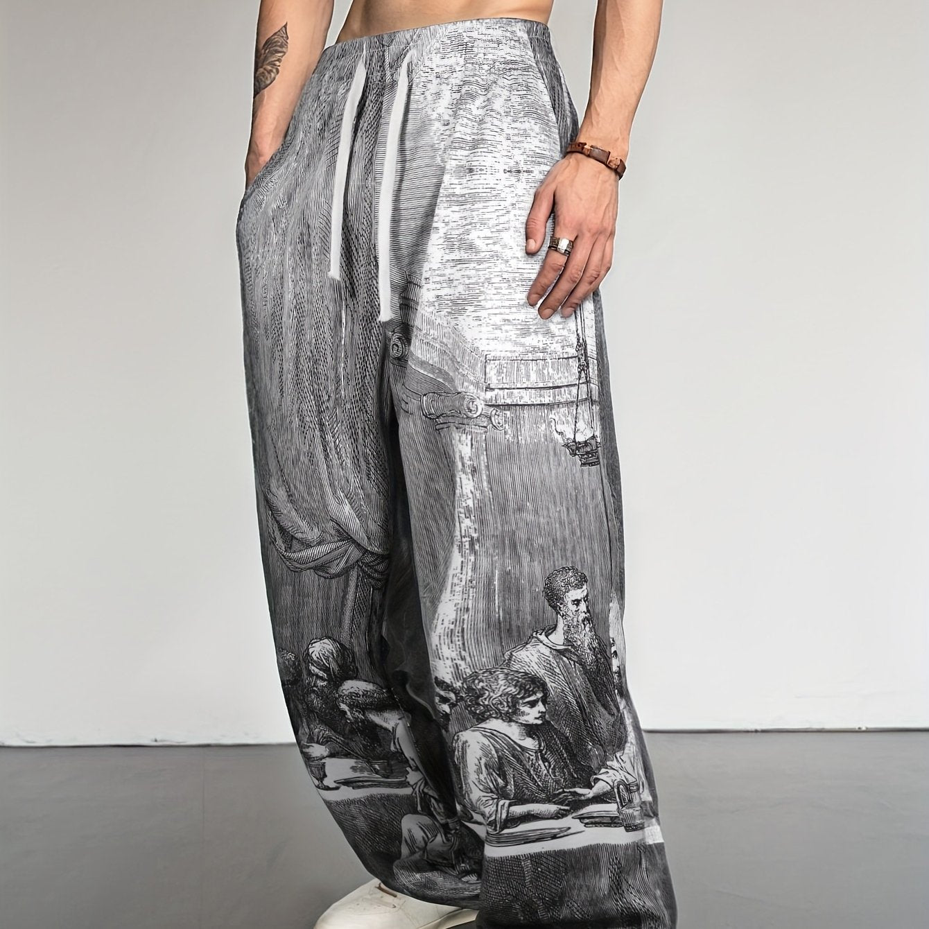 The Last Supper Graphic Pants