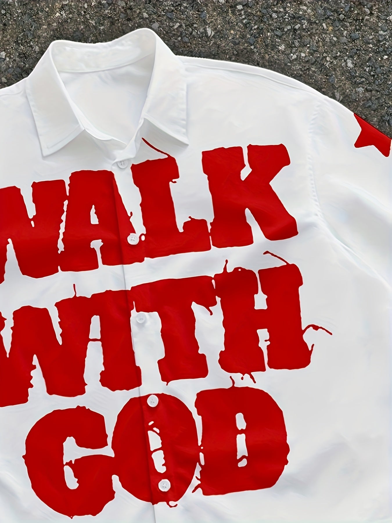 "Walk with God" Men’s Printed Shirt