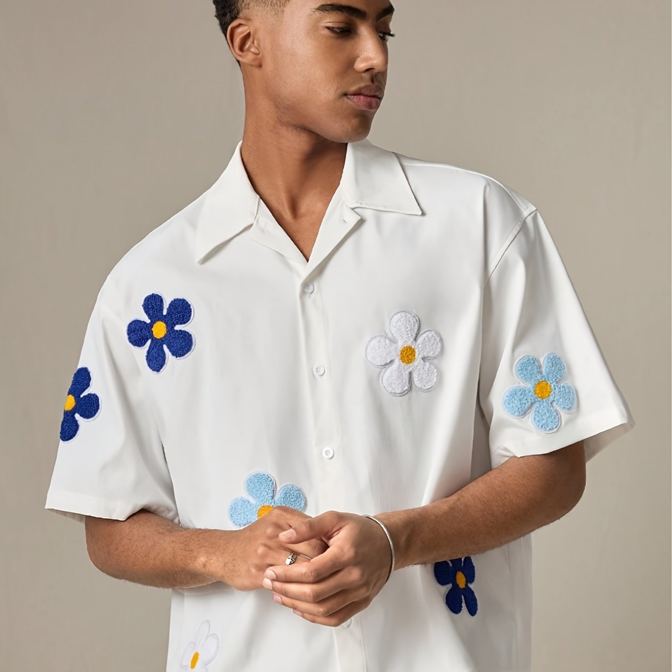 Men's Floral Casual Shirt