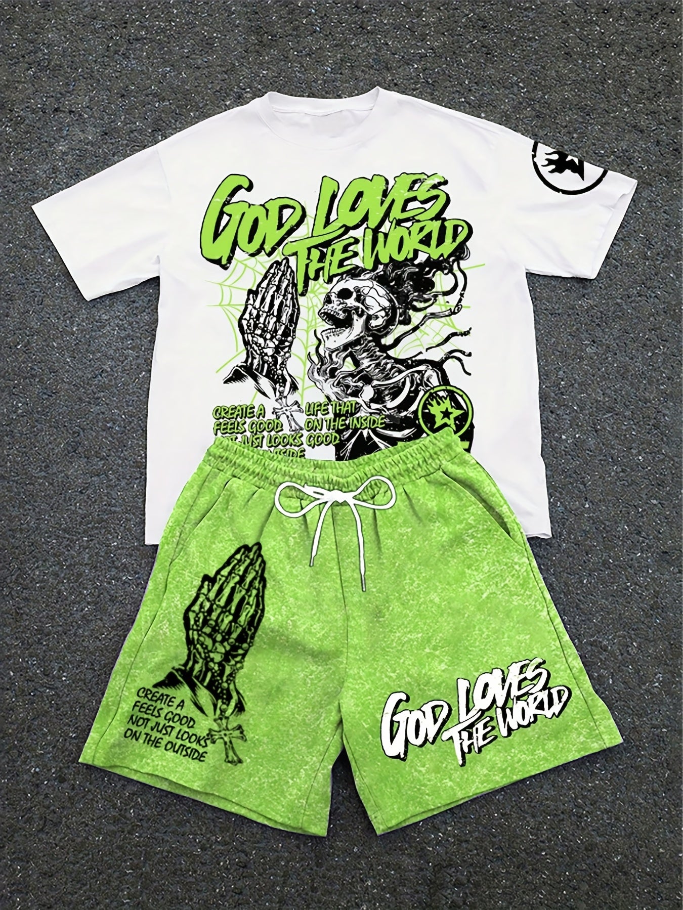 Men's 2pc T-shirt and shorts