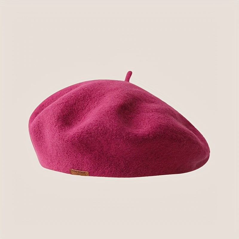 Women's Lightweight Wool Beret Hat