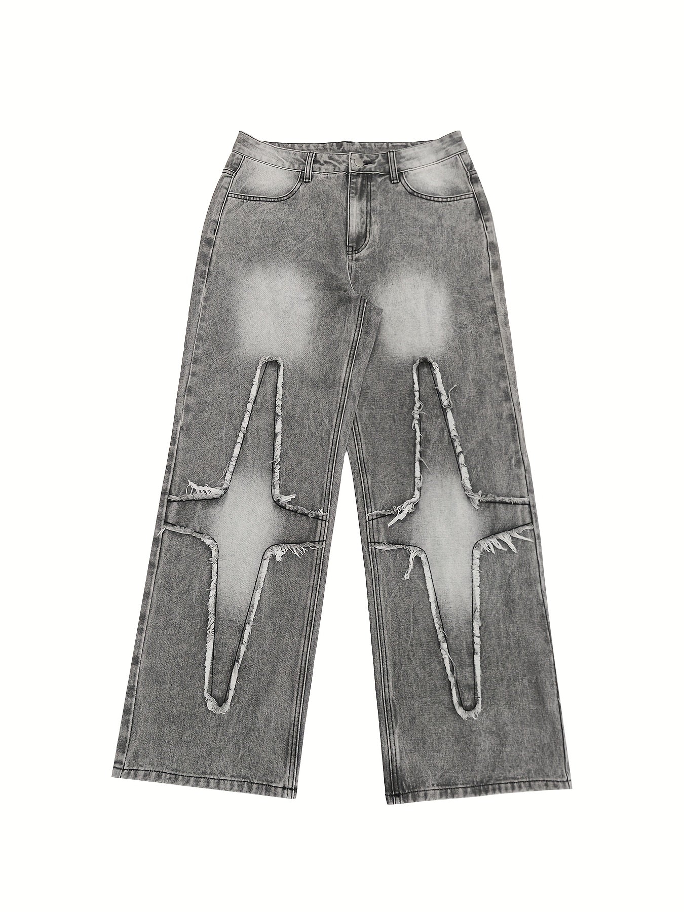 Men's Loose Fit Wide Leg Jeans