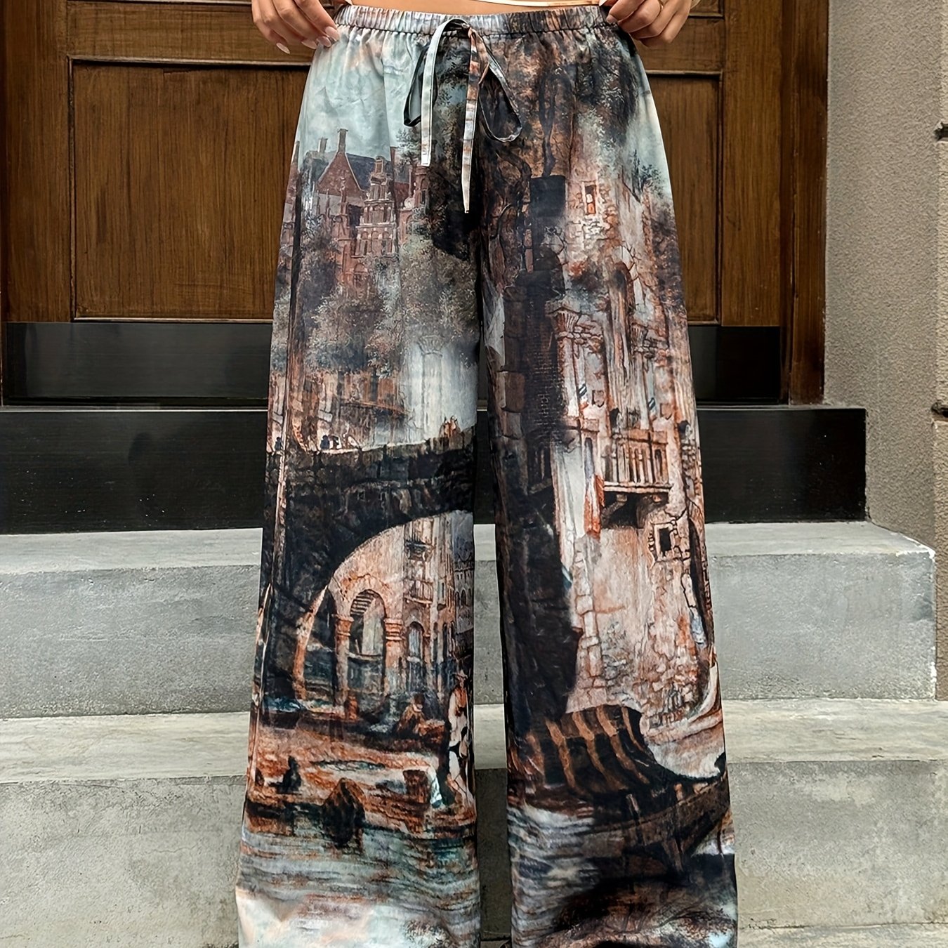 Women's Elegant Wide-Leg Pants