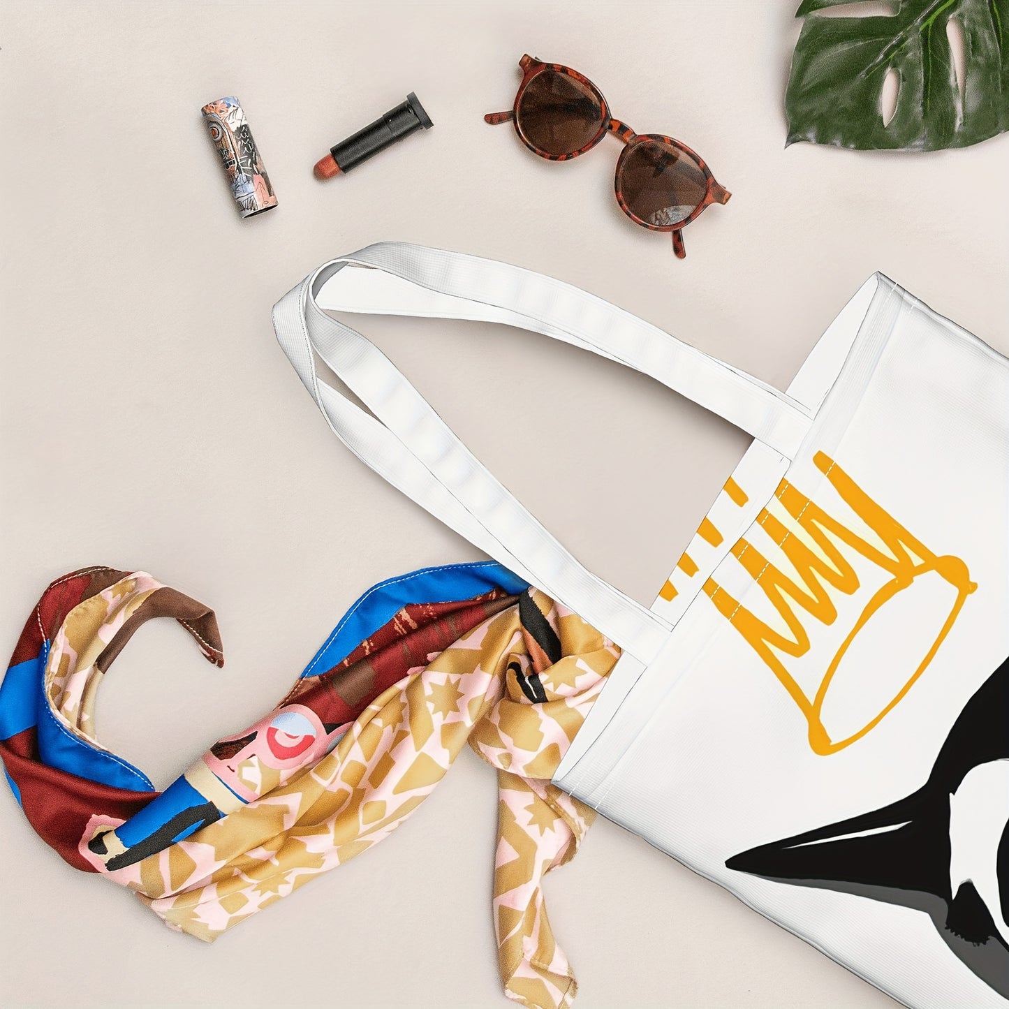 J Cole Graphic Canvas Tote Bag