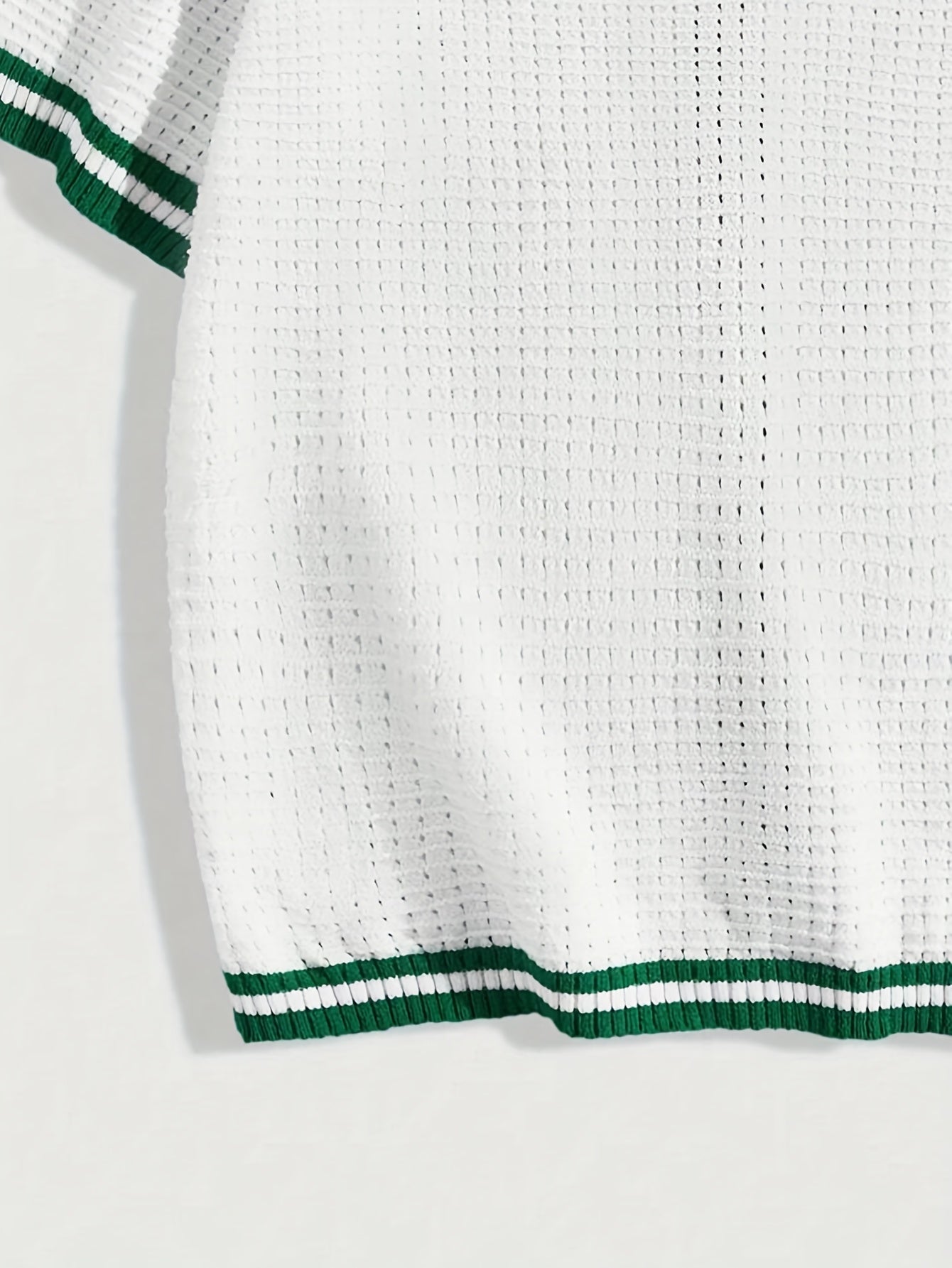 Men's Casual Short Sleeve Knit Sweater