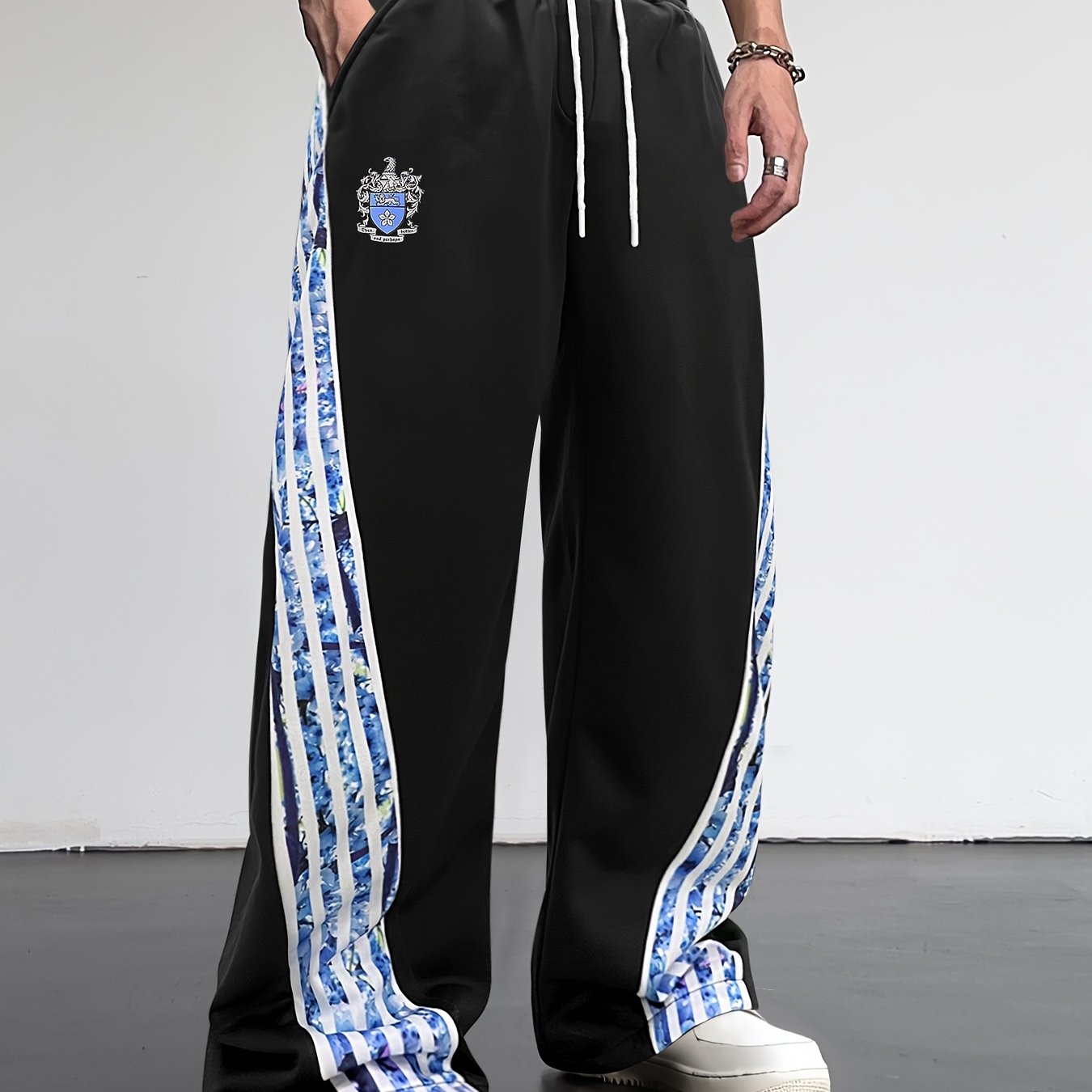 Vintage Patchwork Stripe Sweatpants