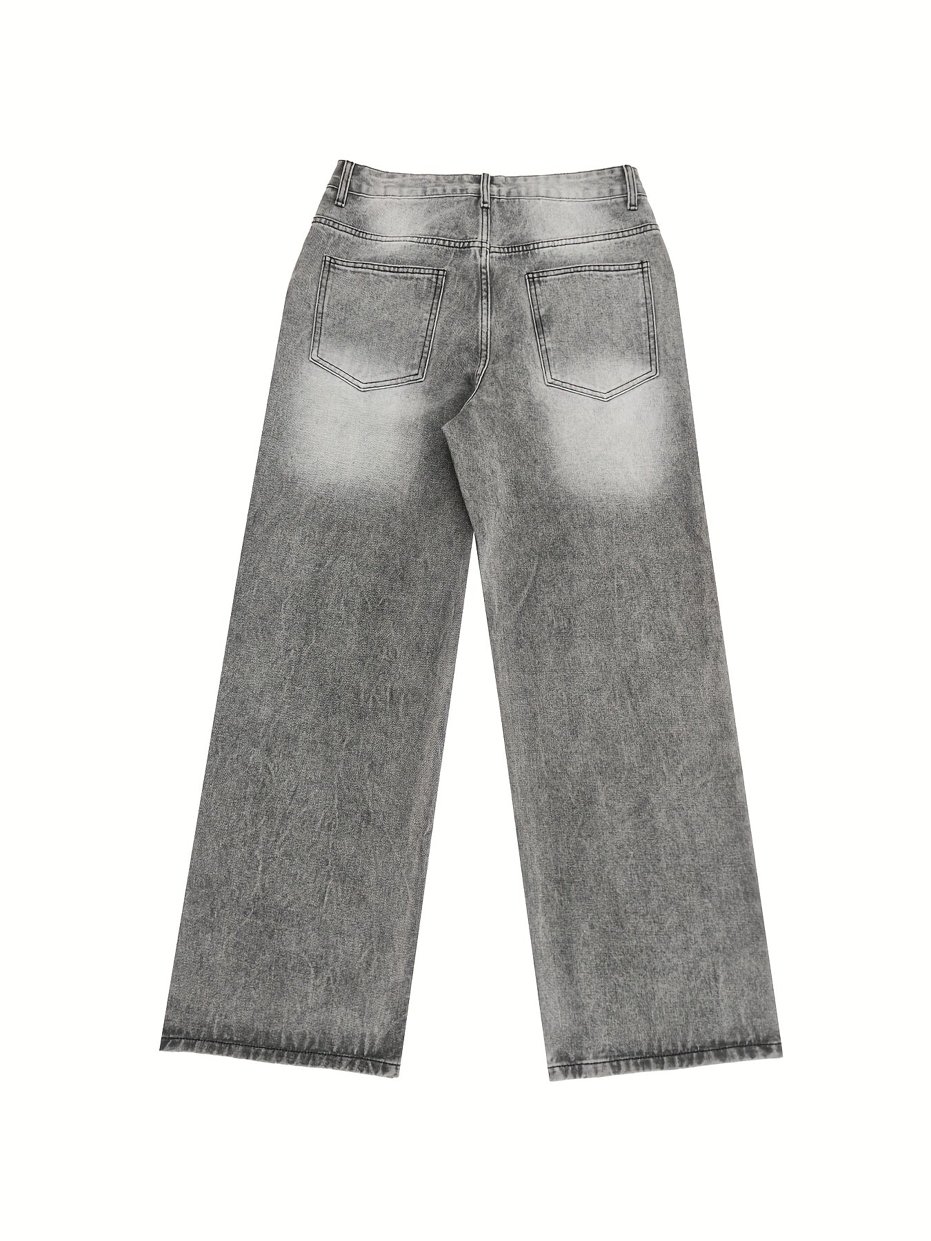 Men's Loose Fit Wide Leg Jeans
