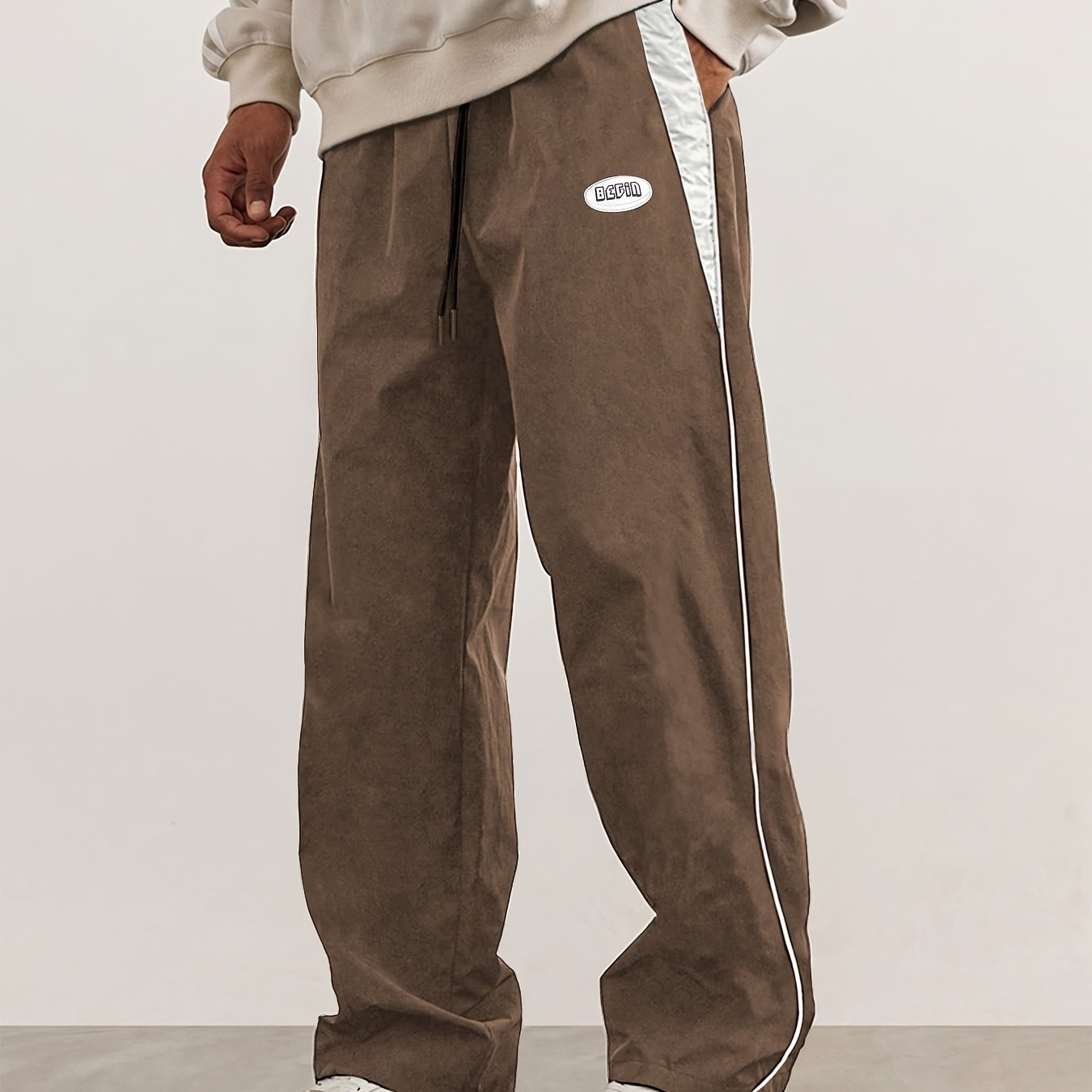 Men's Casual Loose Fit Drawstring Sweatpants