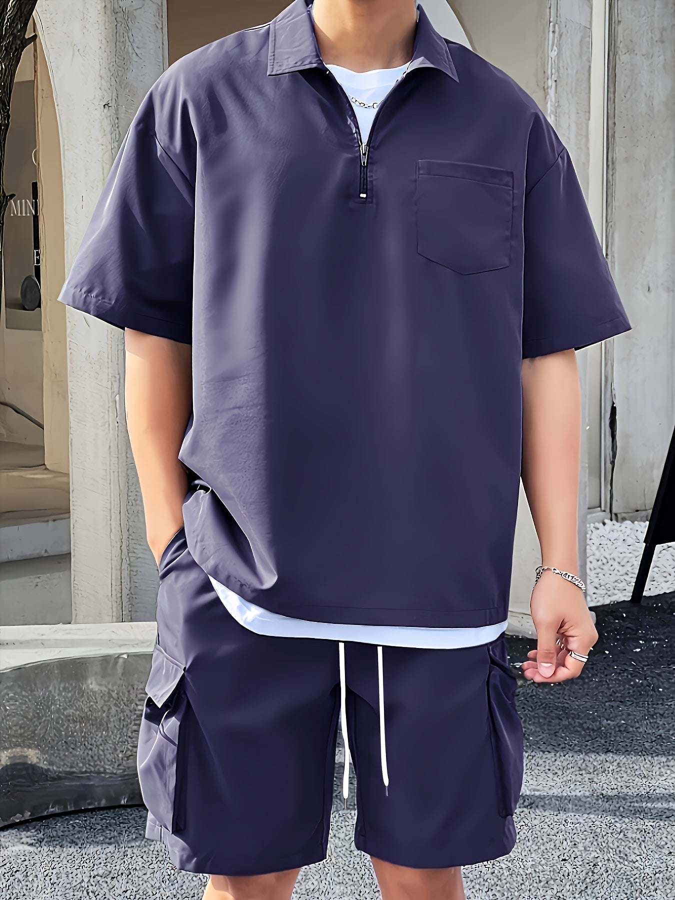 Men'S Casual 2Pc Summer Outfit