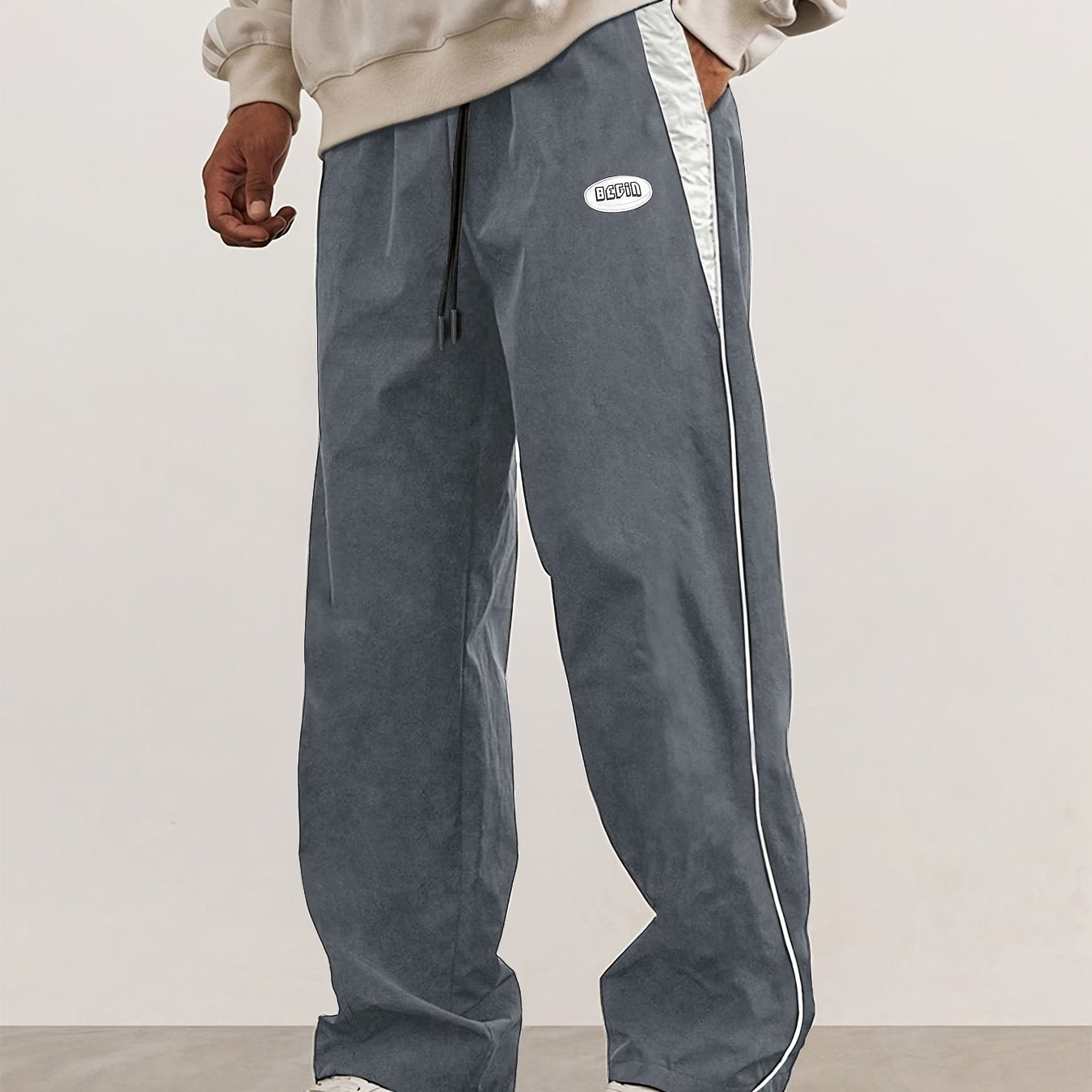 Men's Casual Loose Fit Drawstring Sweatpants