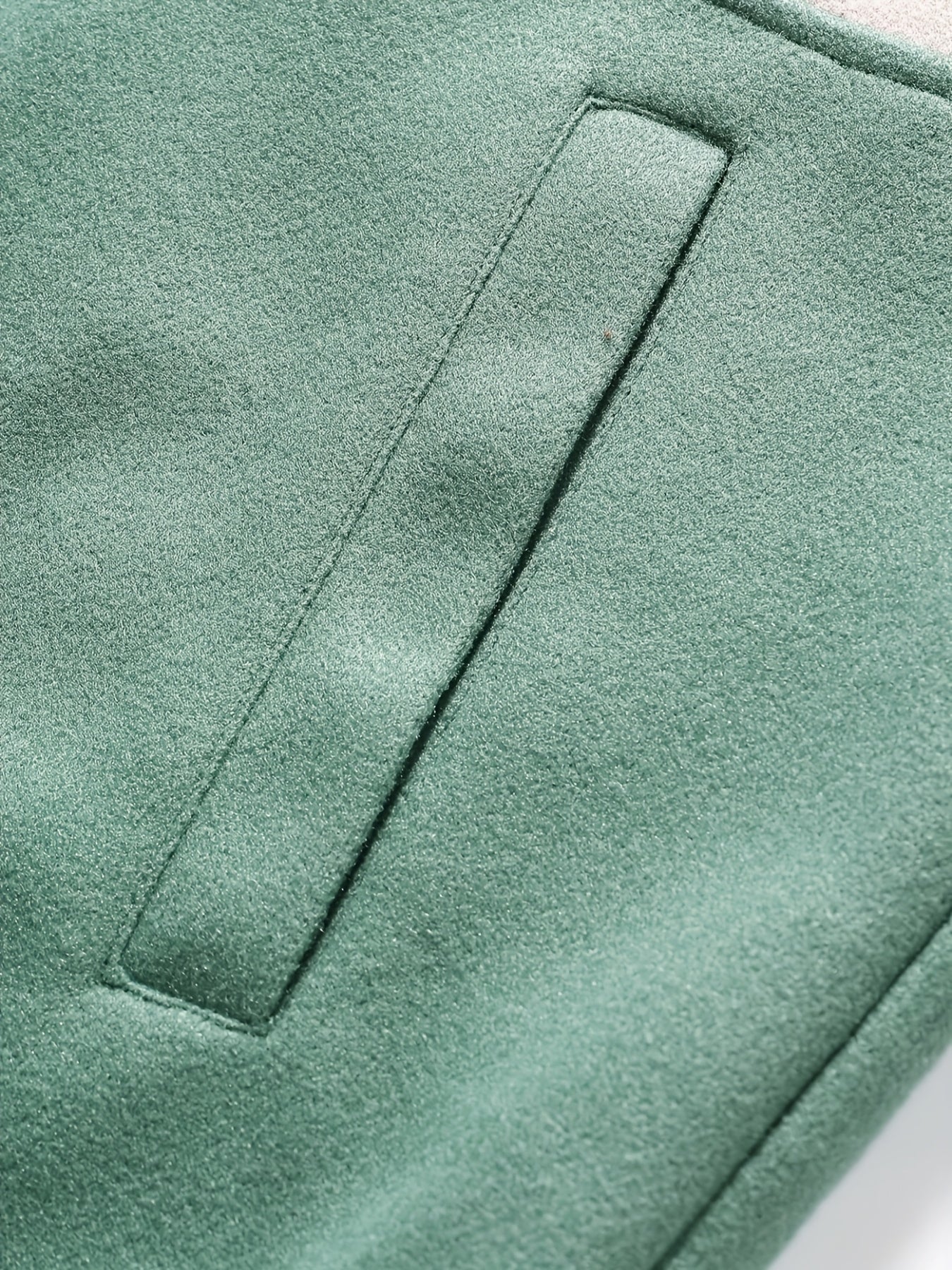 Two Tone Color Baseball Jacket