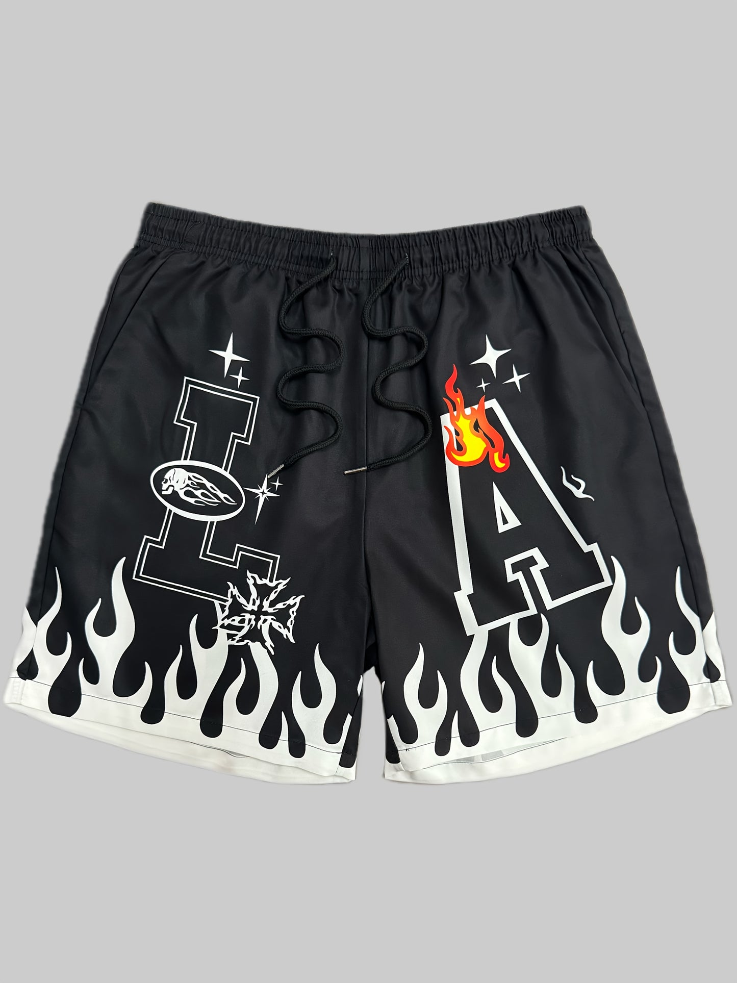 Set of Three Men's Printed Beach Shorts